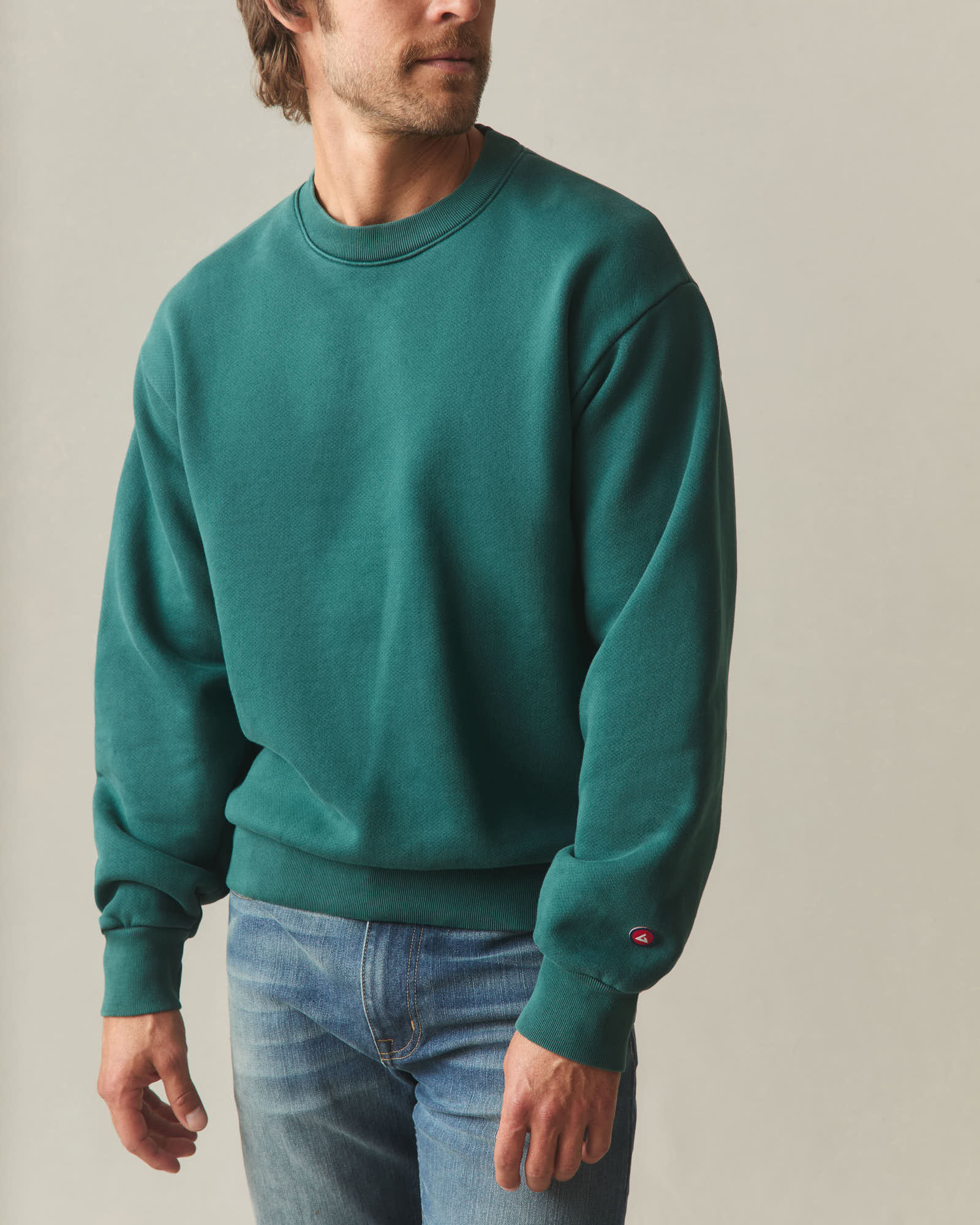 Unisex American Vintage Crew Sweatshirt - Washed Botanical Garden - Image 4