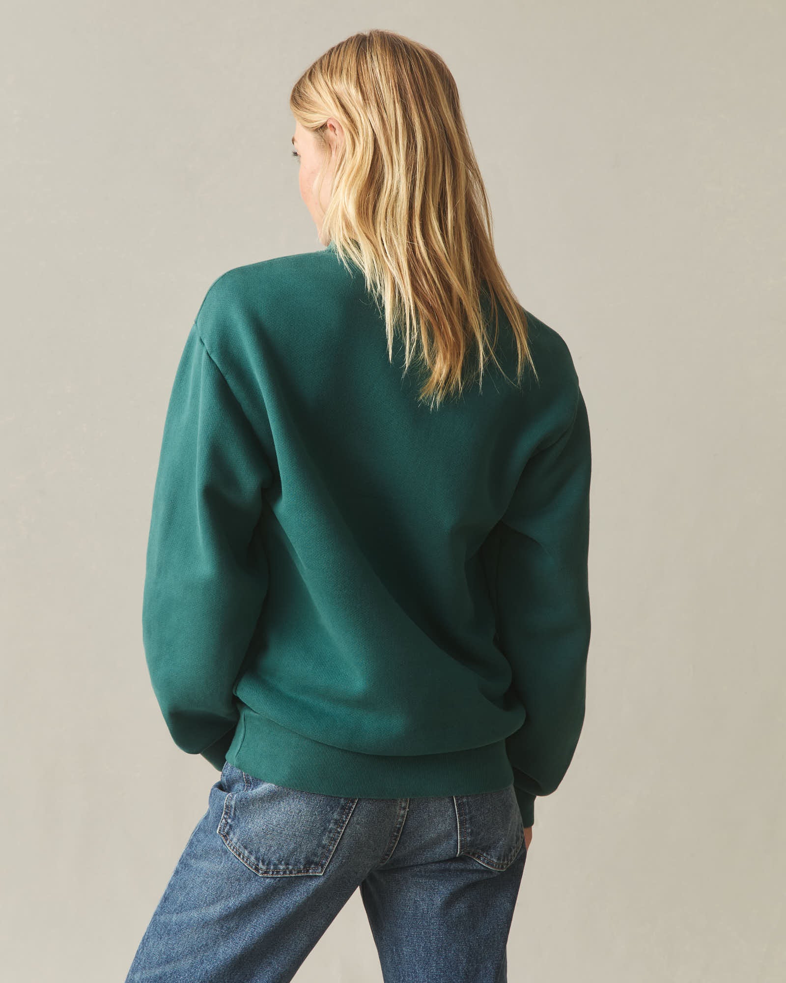 Unisex American Vintage Crew Sweatshirt - Washed Botanical Garden - Image 5