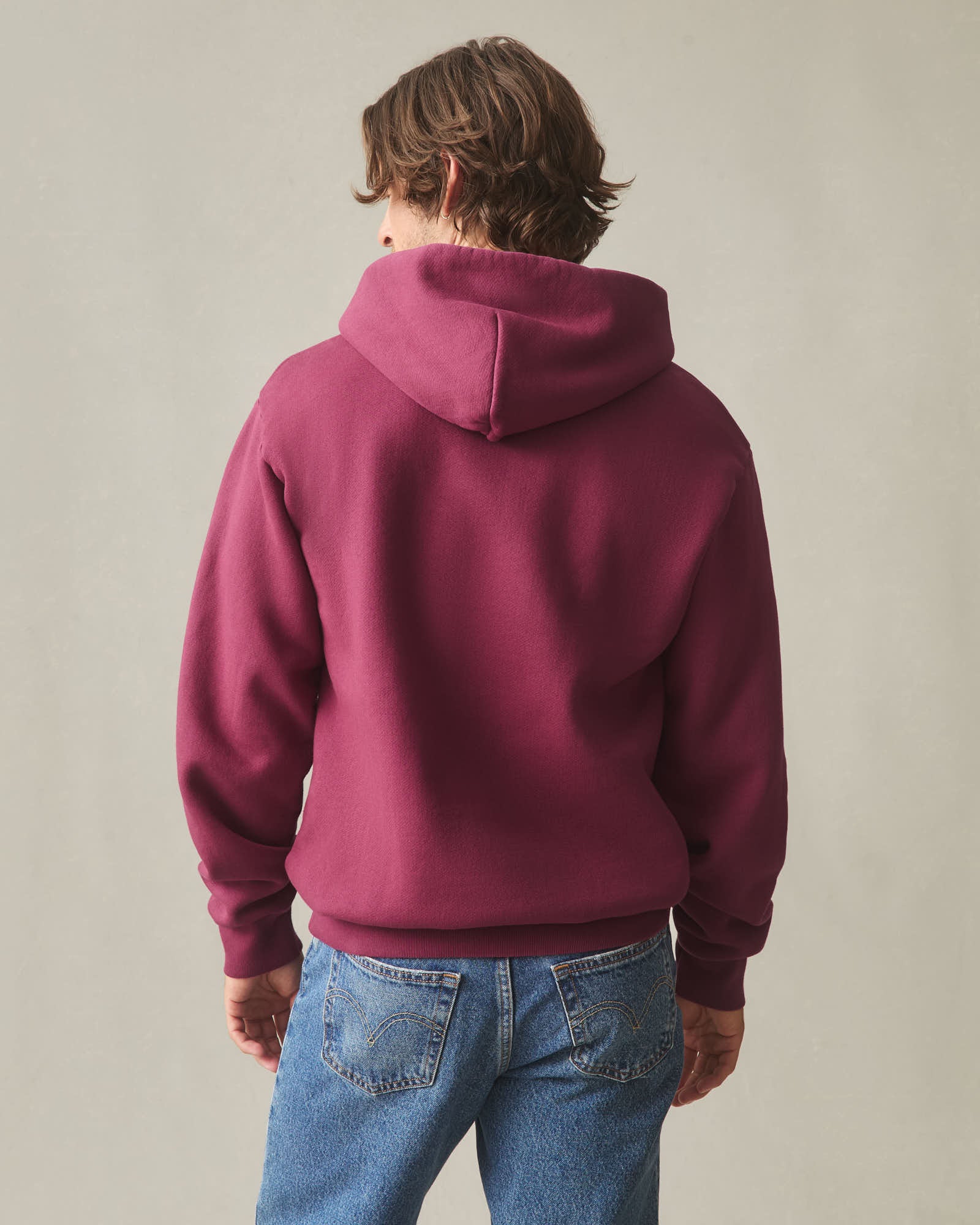 Unisex American Vintage Pullover - Beet Red - Image 6