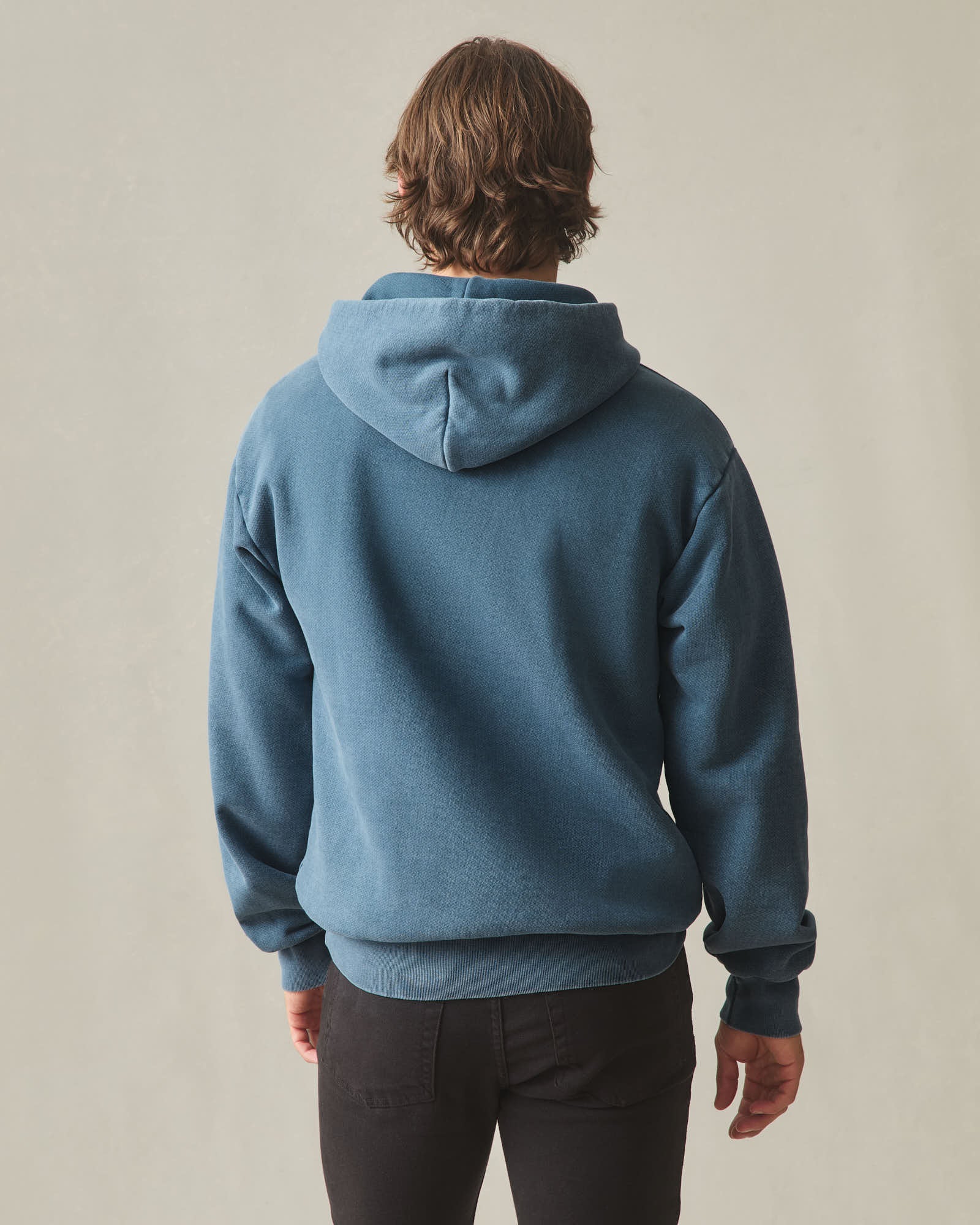 Unisex American Vintage Pullover - Mineral Wash Blue Jean - Image 4