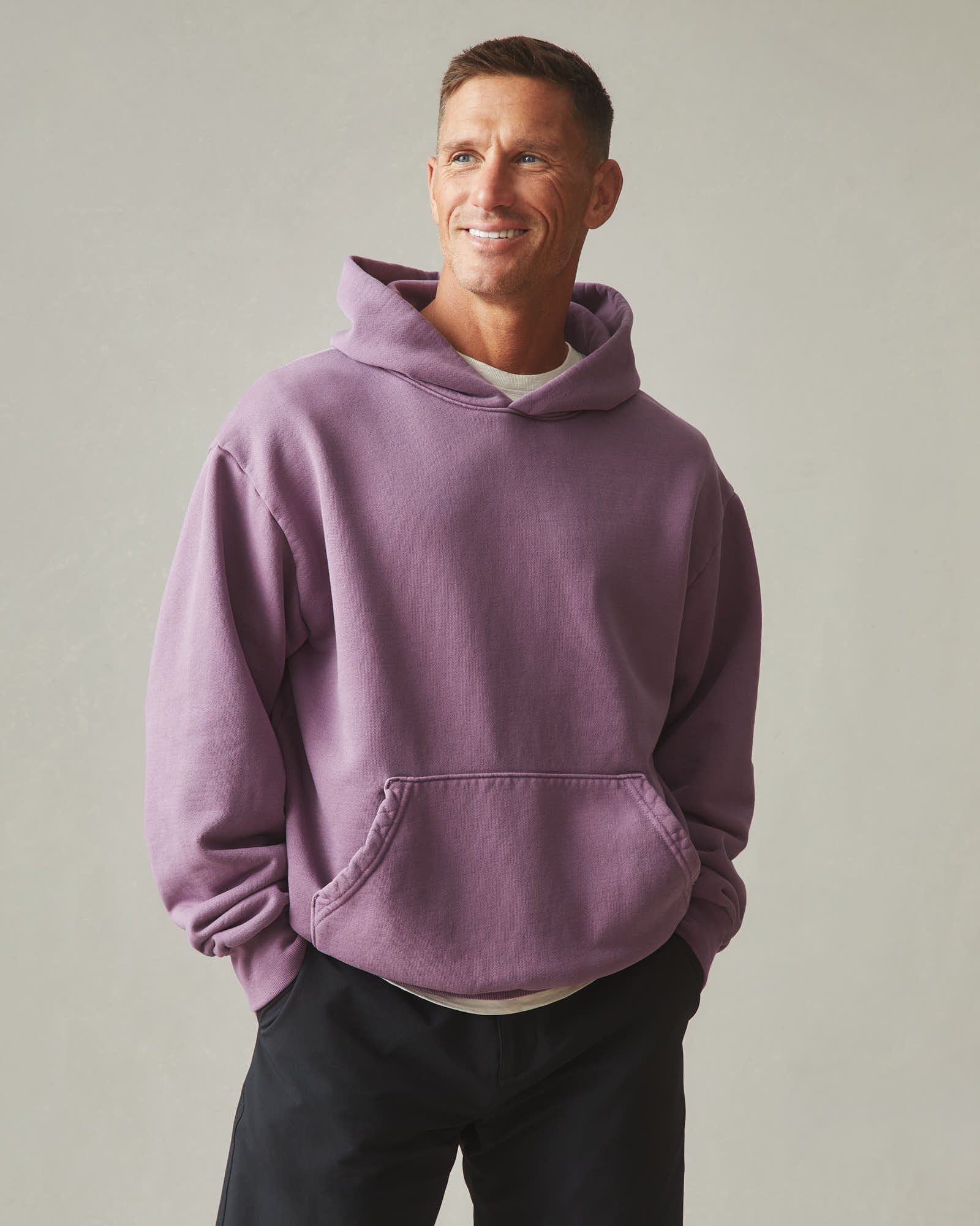 Unisex American Vintage Pullover - Plum Berry - Image 2