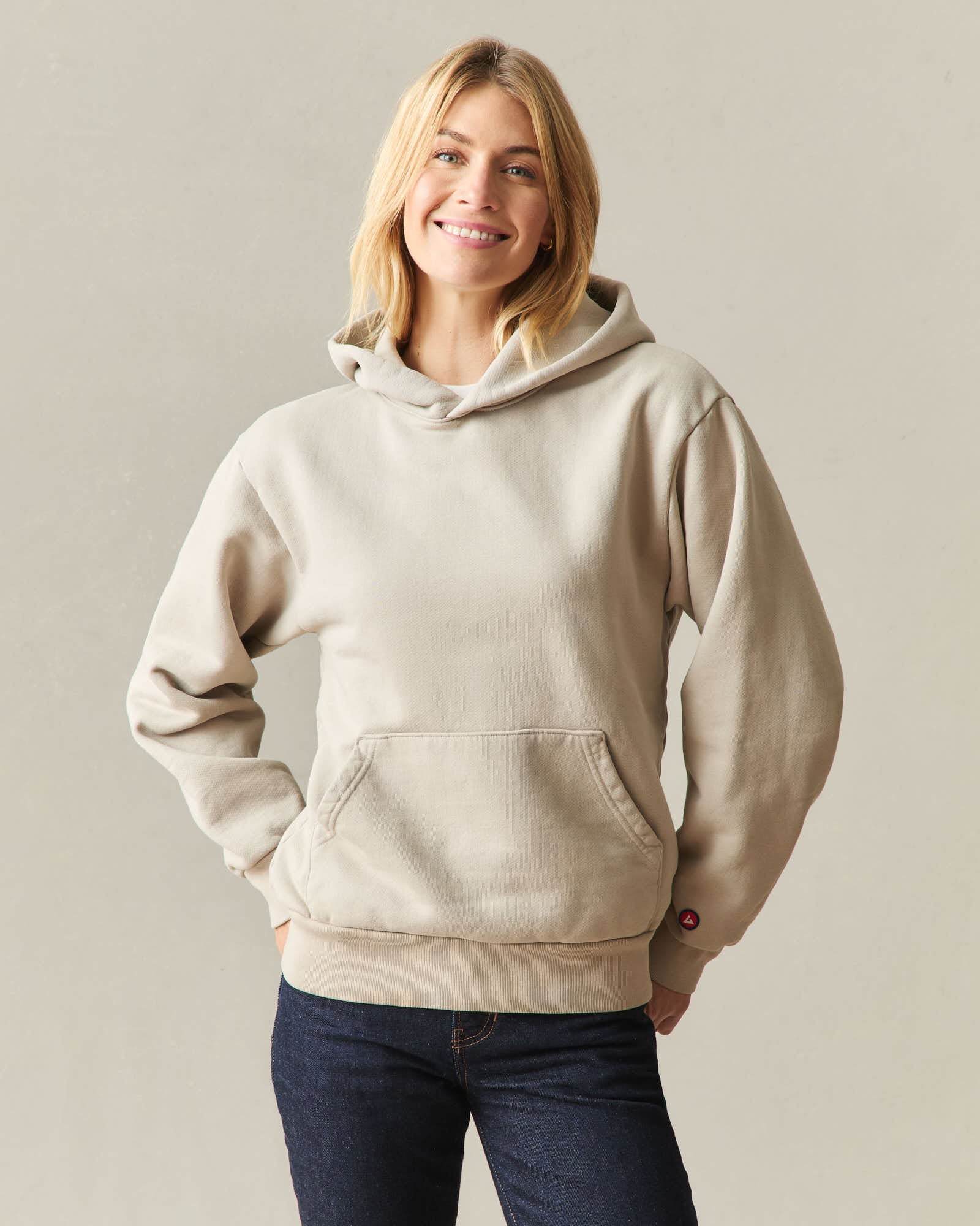 Unisex American Vintage Pullover - Reactive Cobblestone - Image 3