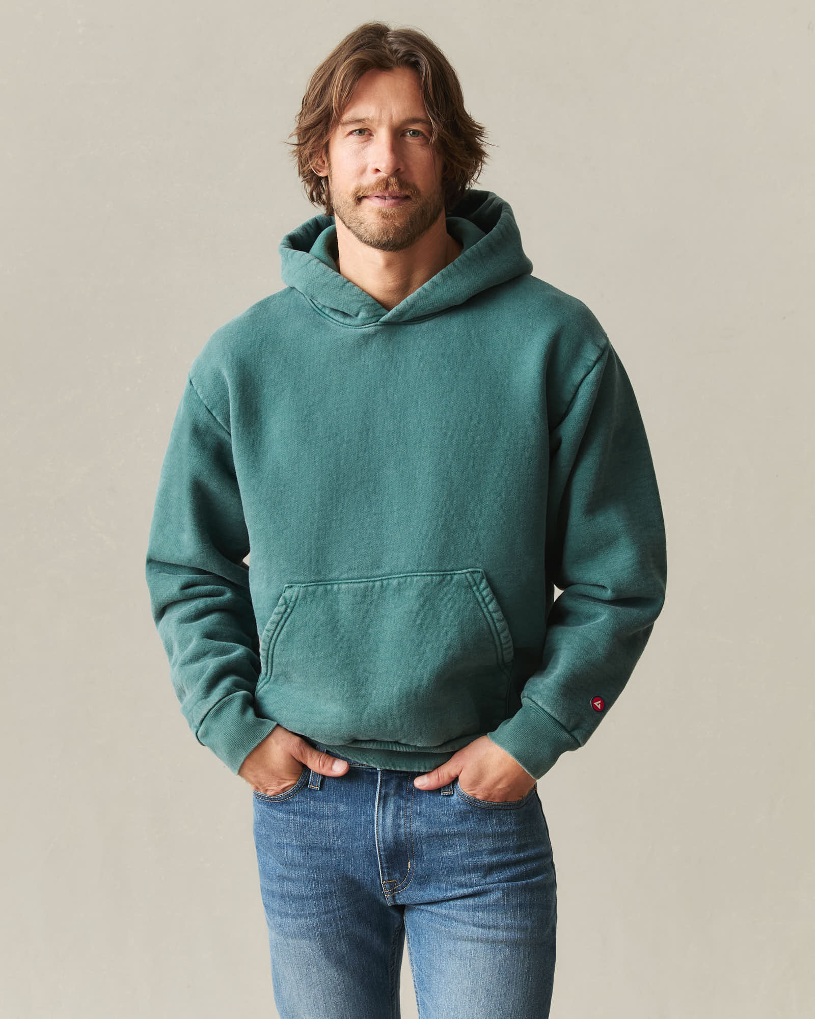 Unisex American Vintage Pullover - Stone Wash Jasper - Image 2