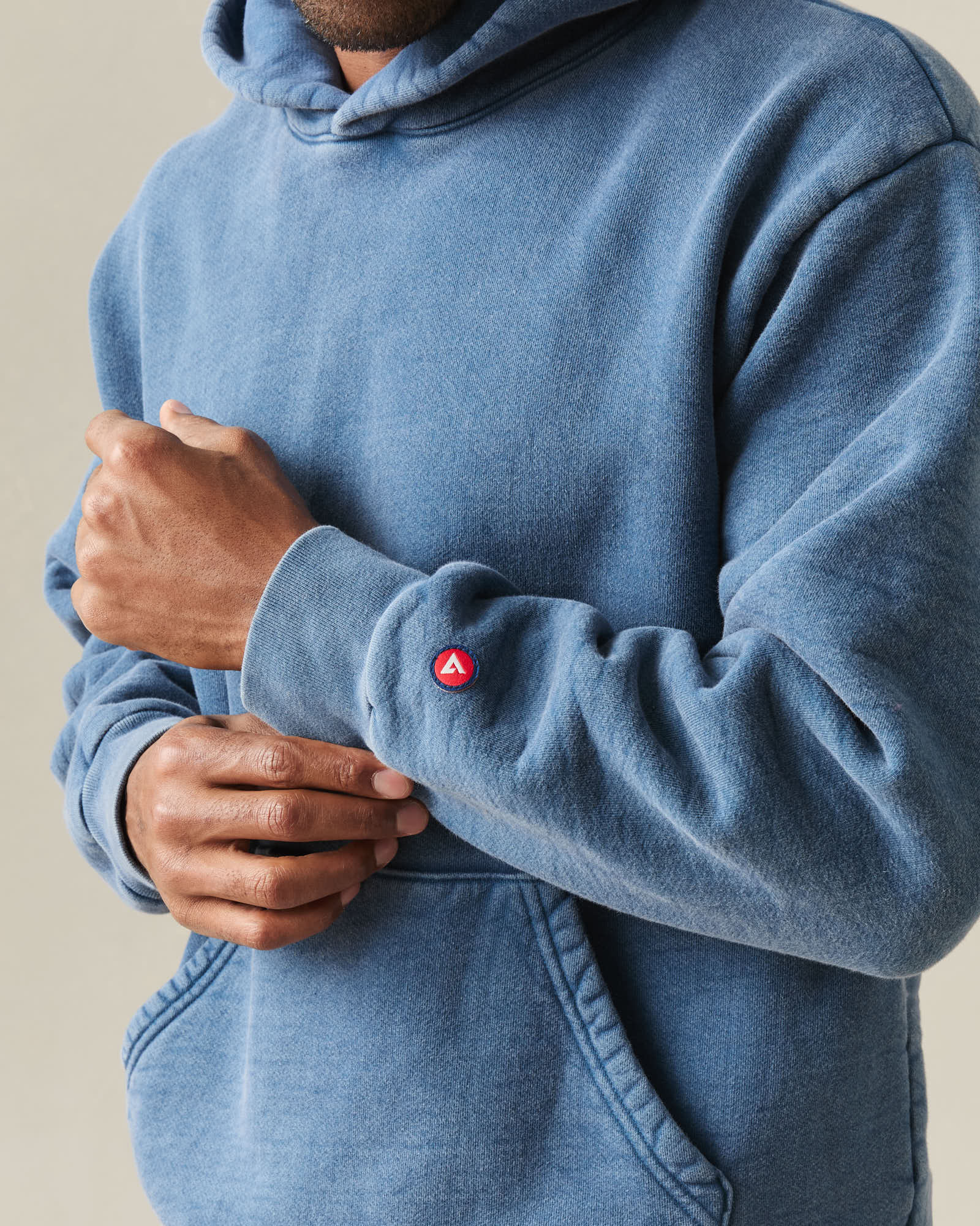 Unisex American Vintage Pullover - Stone Wash Marine Navy - Image 7