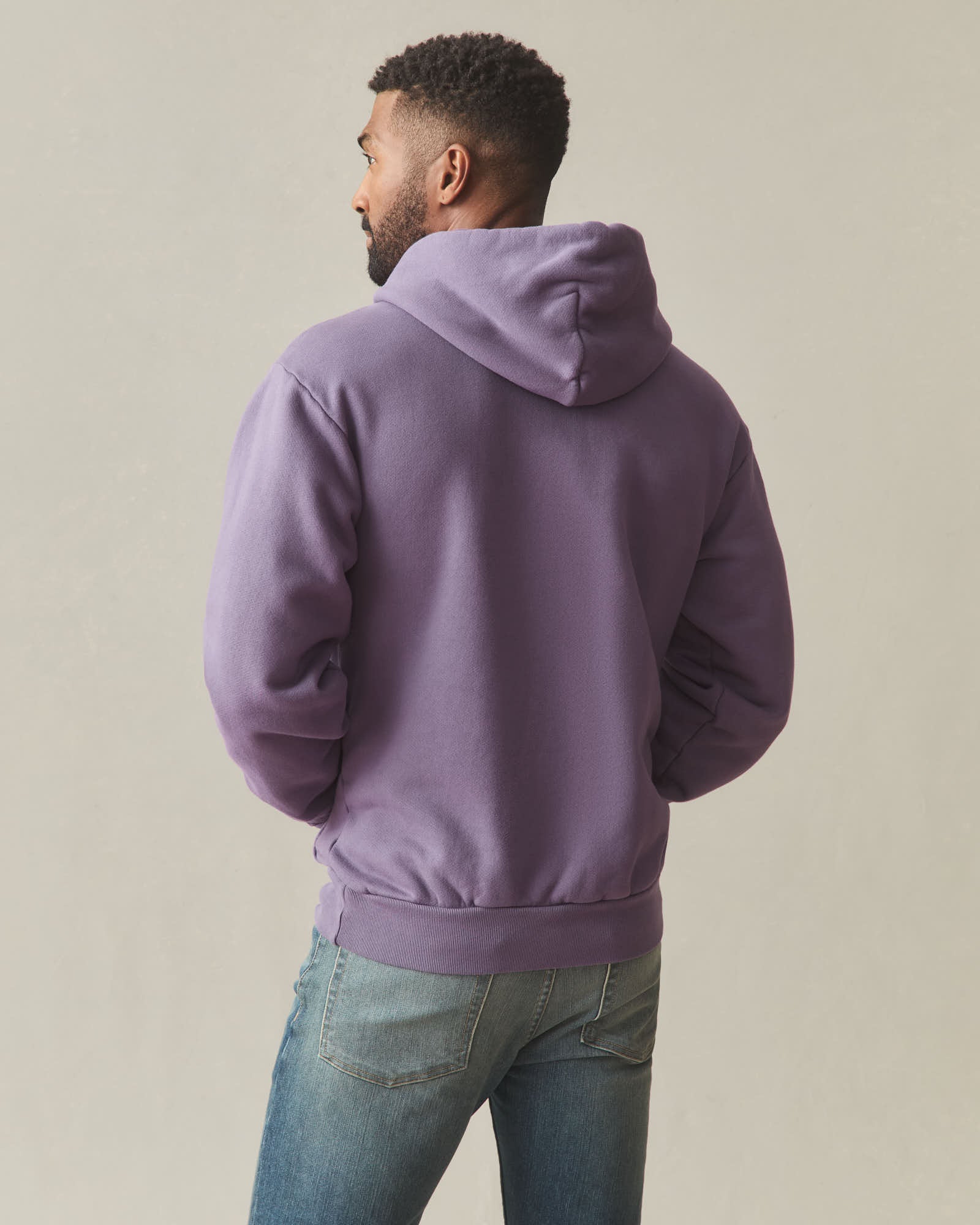 Unisex American Vintage Pullover - Washed Navy Cosmos - Image 4