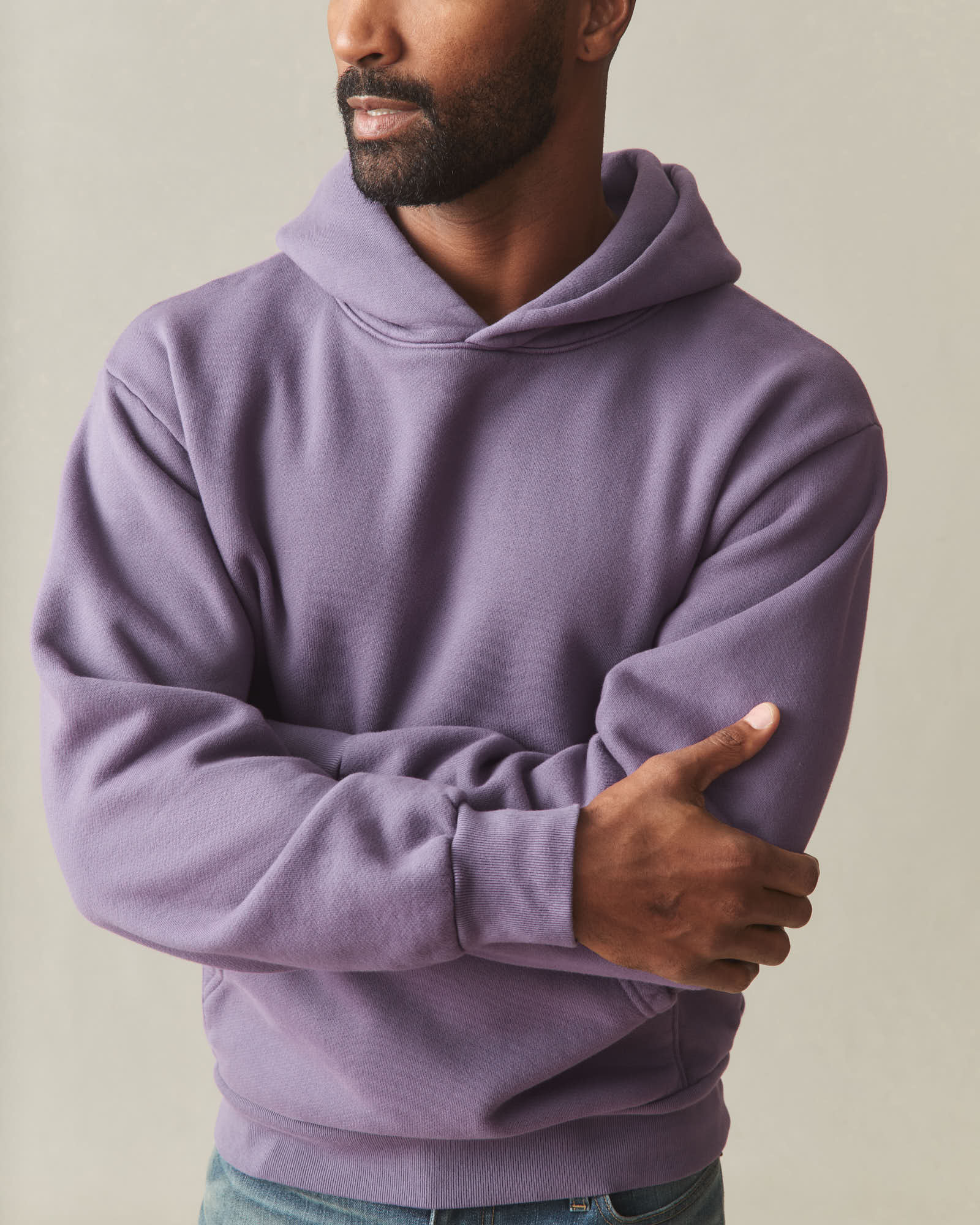 Unisex American Vintage Pullover - Washed Navy Cosmos - Image 5