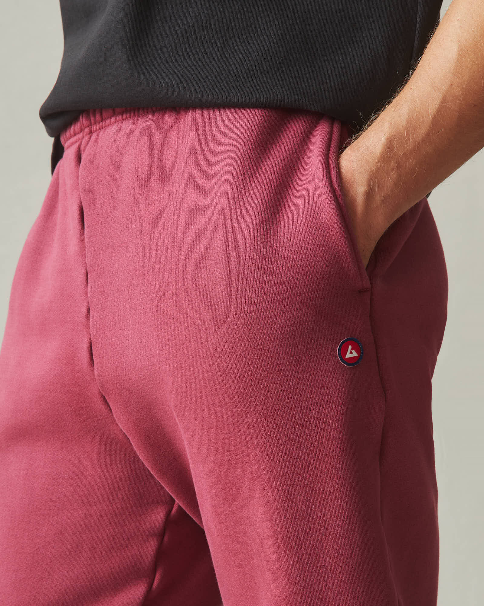 Unisex American Vintage Sweatpant - Tibetan Red - Image 4