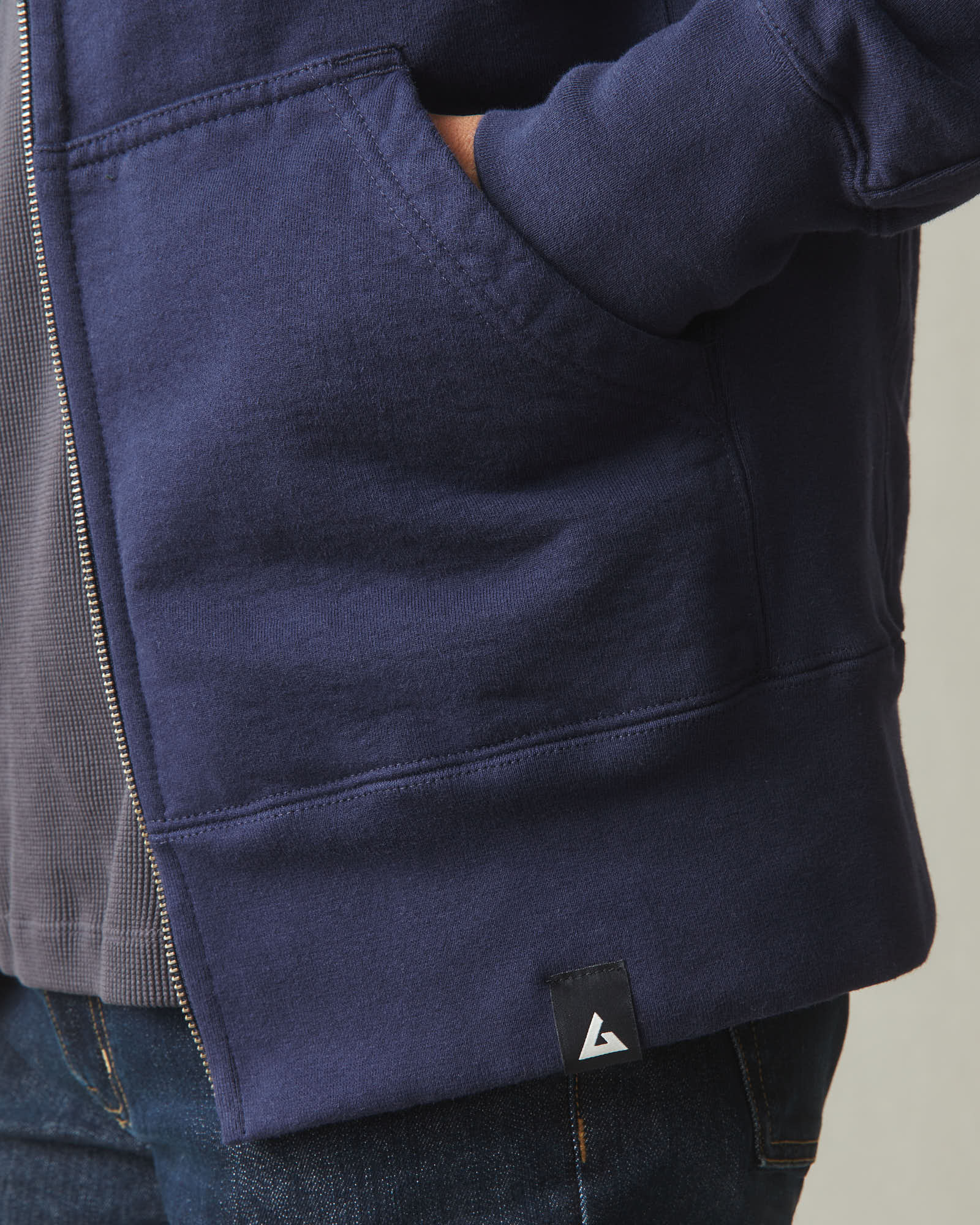 Men's Classic Full Zip - True Navy - Image 4