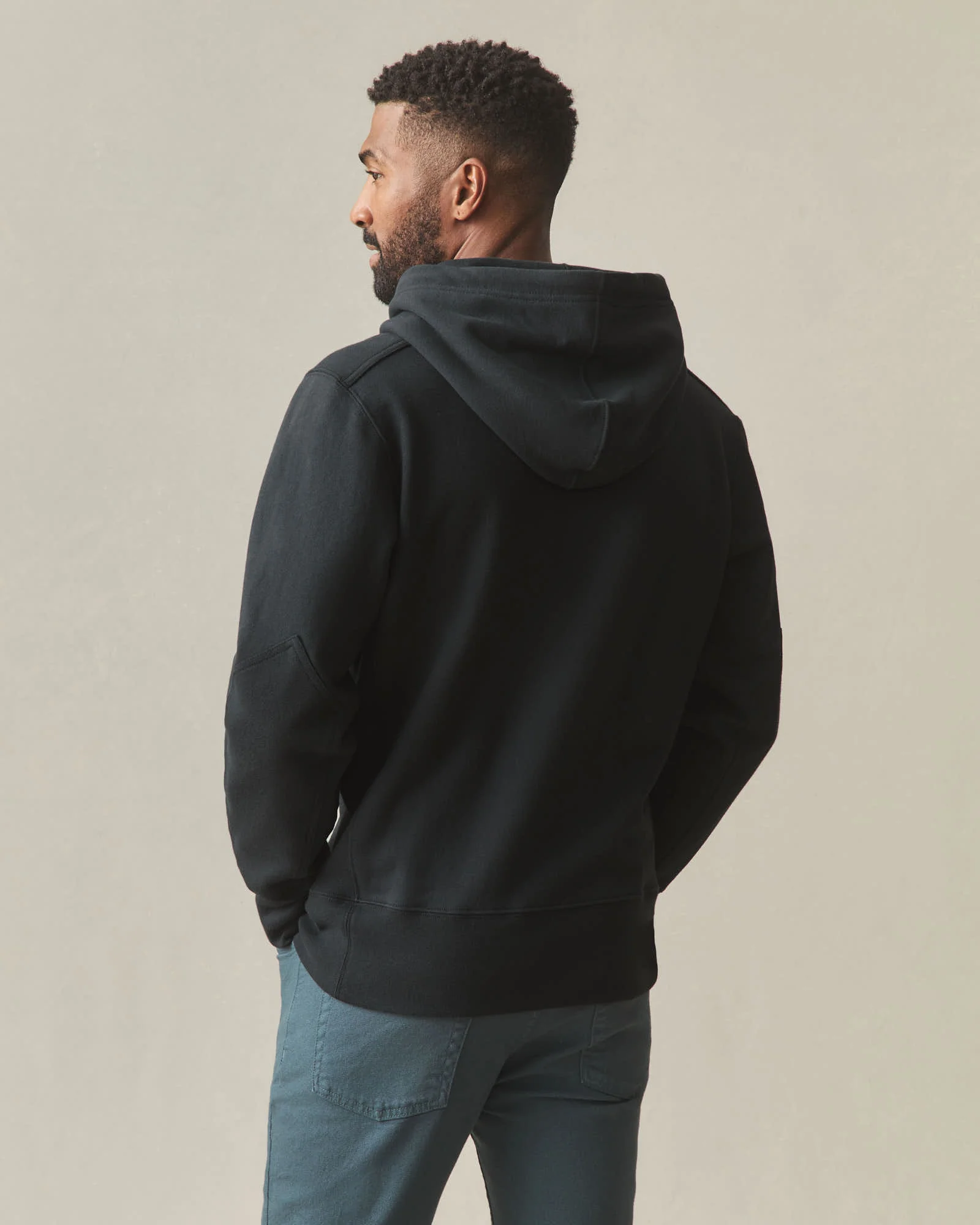 Men's Classic Pullover - Black - Image 3