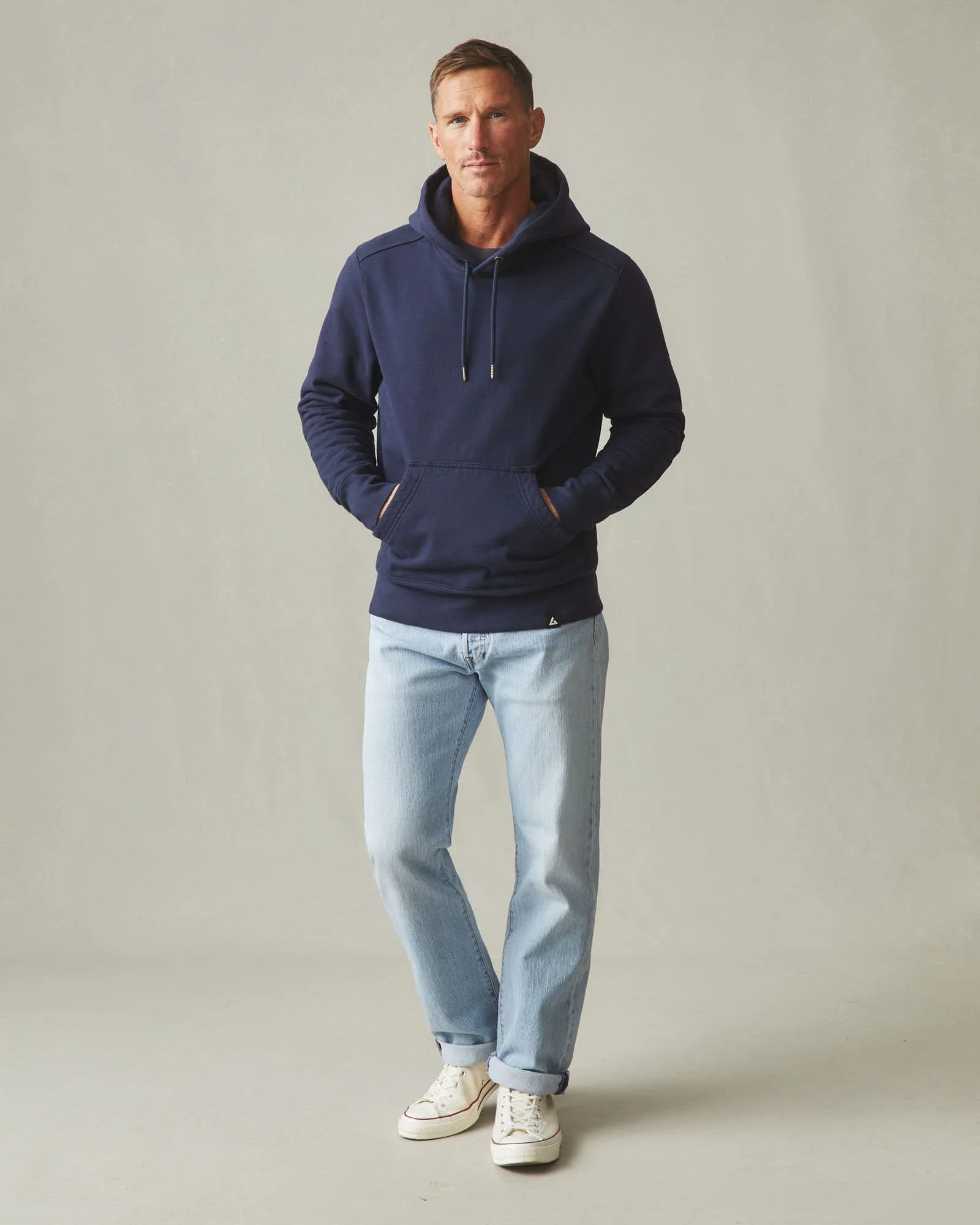 Men's Classic Pullover - True Navy - Image 5