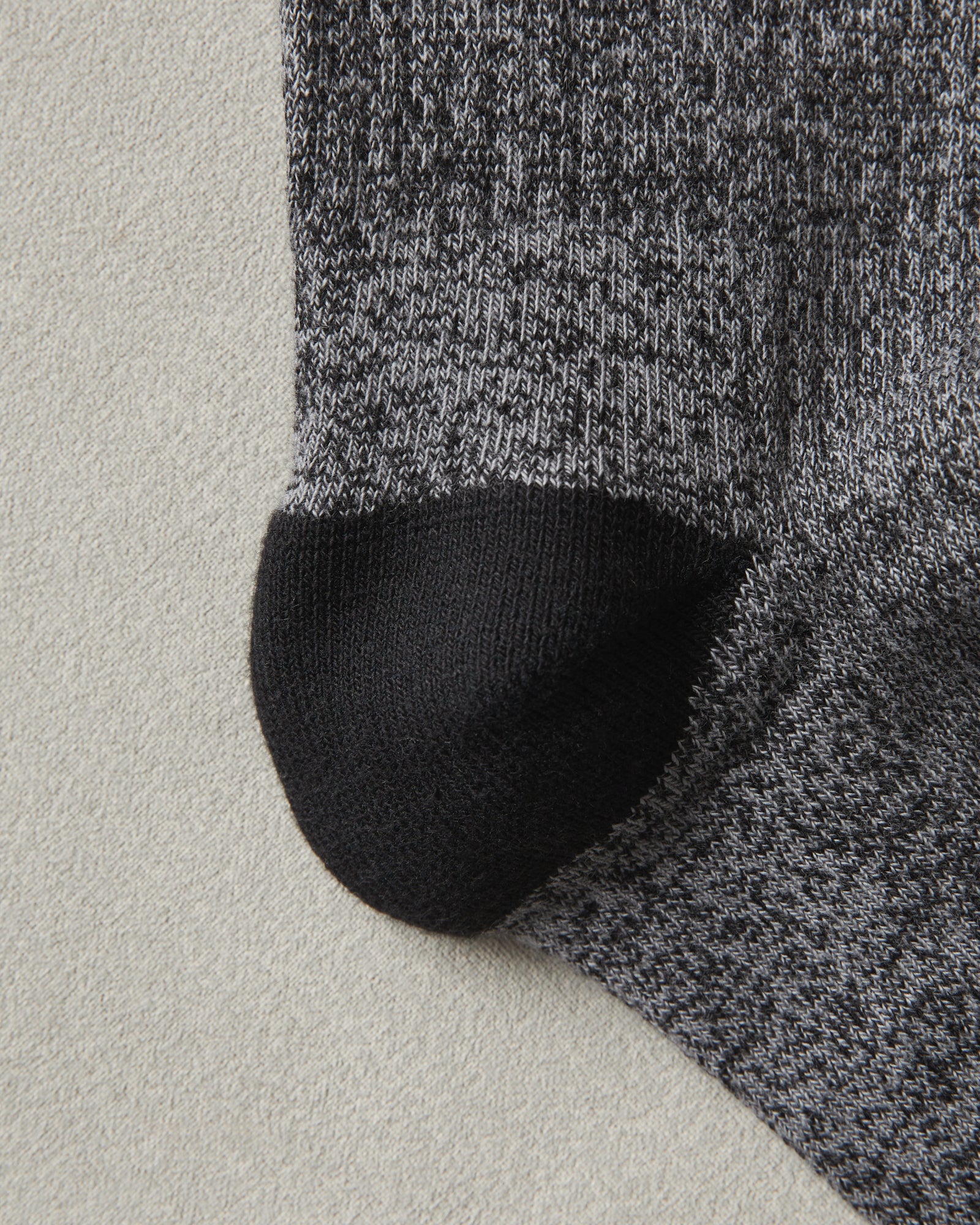 Crew Socks - Marl Charcoal - Image 2