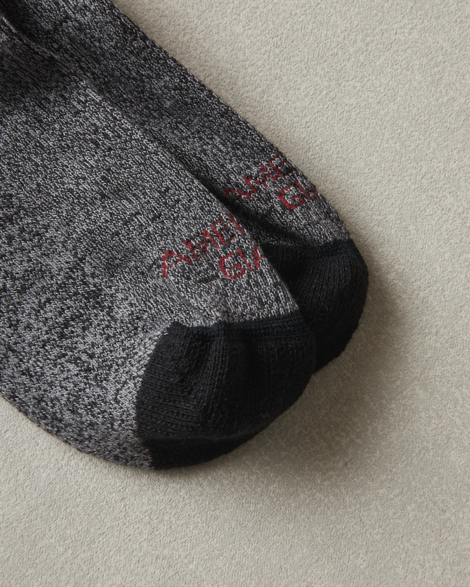 Crew Socks - Marl Charcoal - Image 3