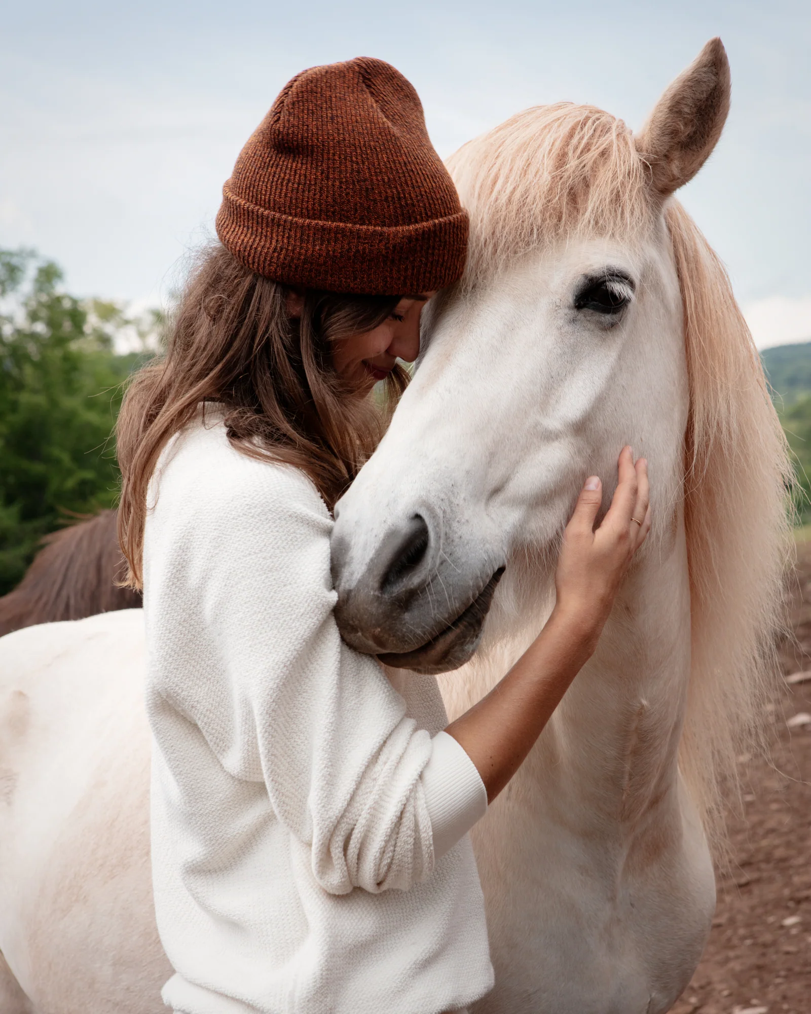 Dave Ortiz Inside Out Beanie - Copper/Natural - Image 4