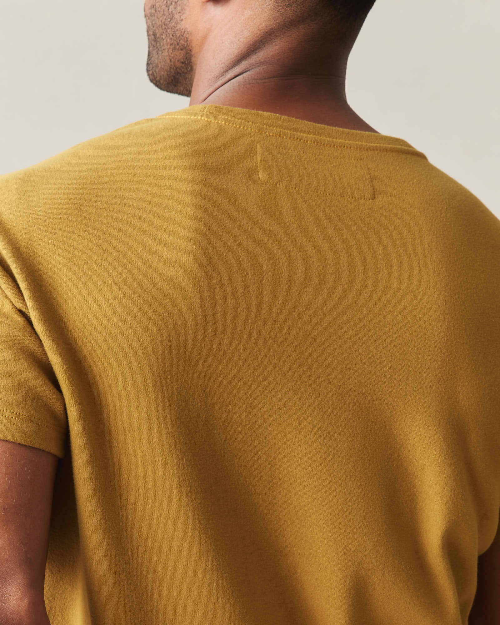 Men's Brushed Crew Tee - Tapenade Solid - Image 5