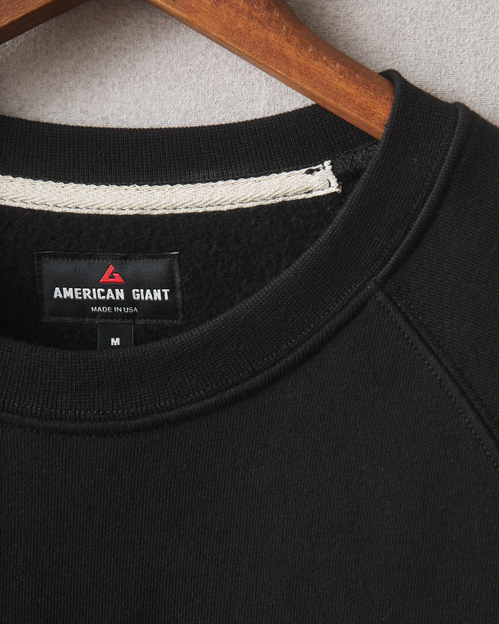 Men's Midweight Crewneck - Black - Image 7