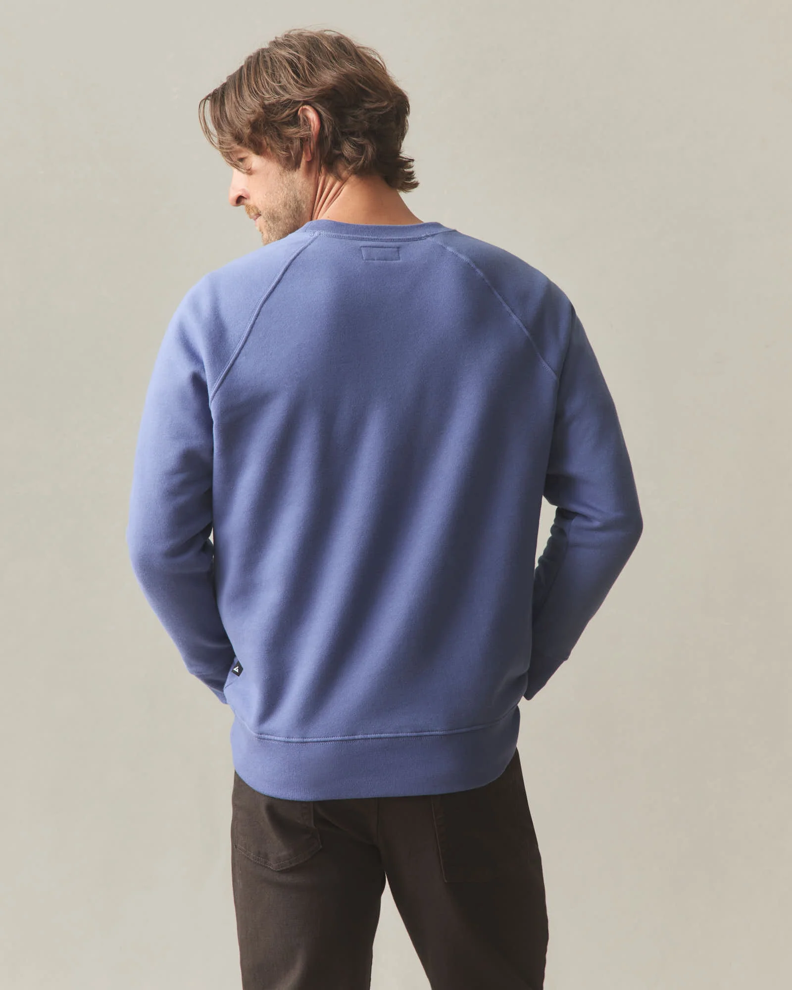 Men's Midweight Crewneck - Coastal Fjord - Image 3