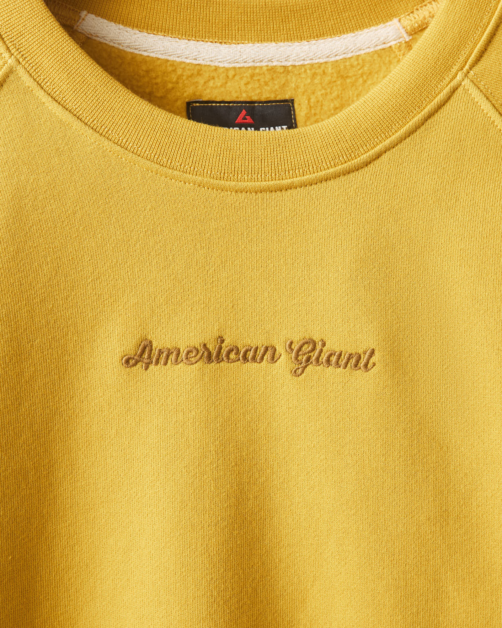 Men's Midweight Crewneck - Nugget Gold - Image 5