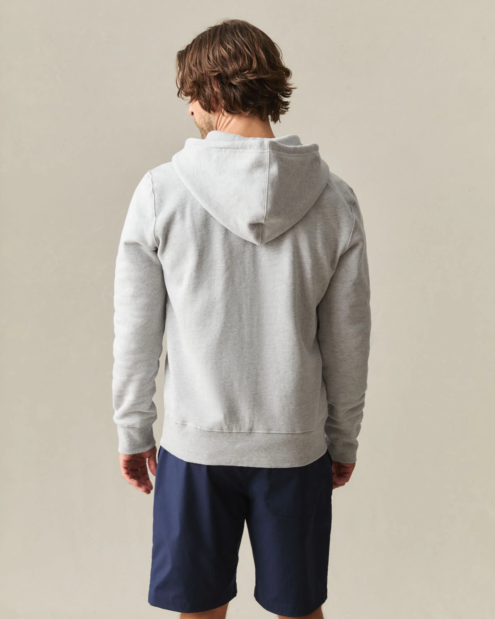 Men's Midweight Full Zip - Athletic Heather - Image 4