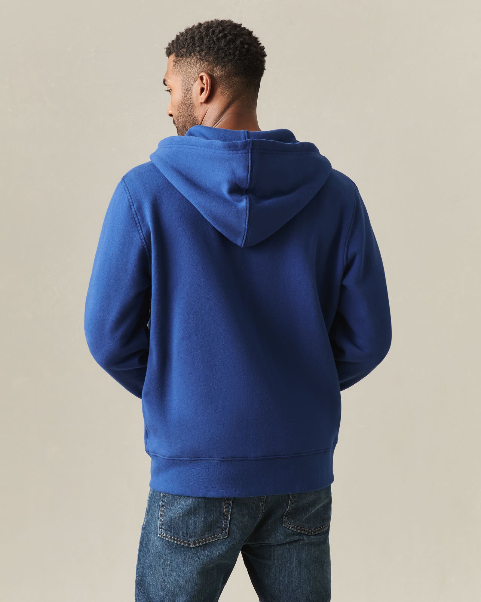 Men's Midweight Full Zip - Estate Blue - Image 4