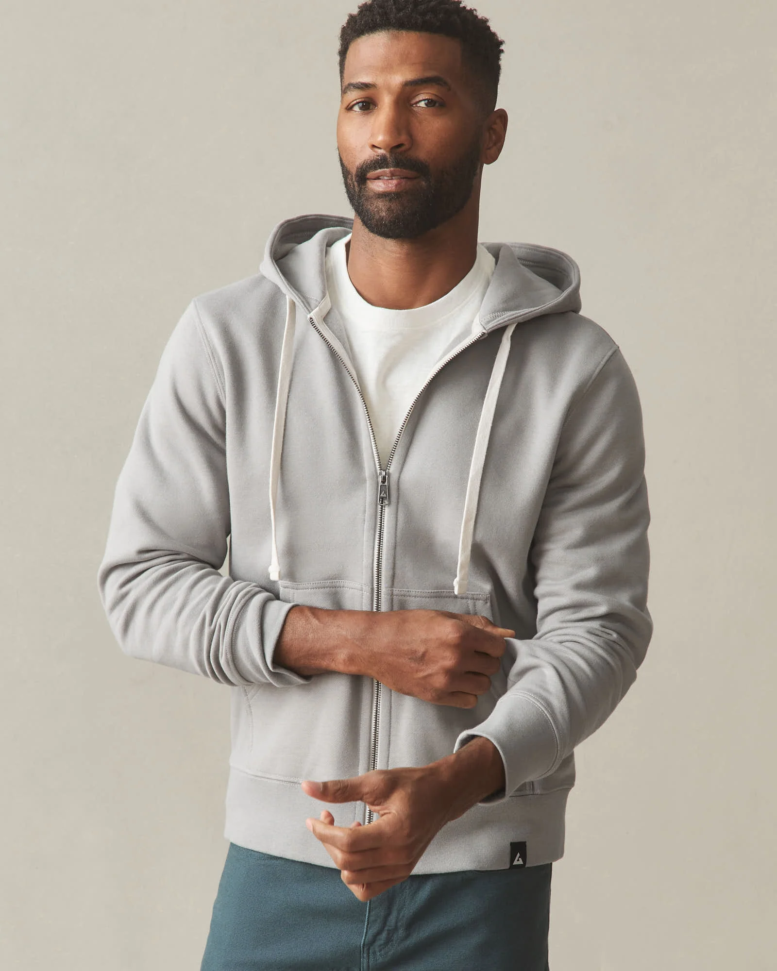 Men's Midweight Full Zip - Sharkskin - Image 3