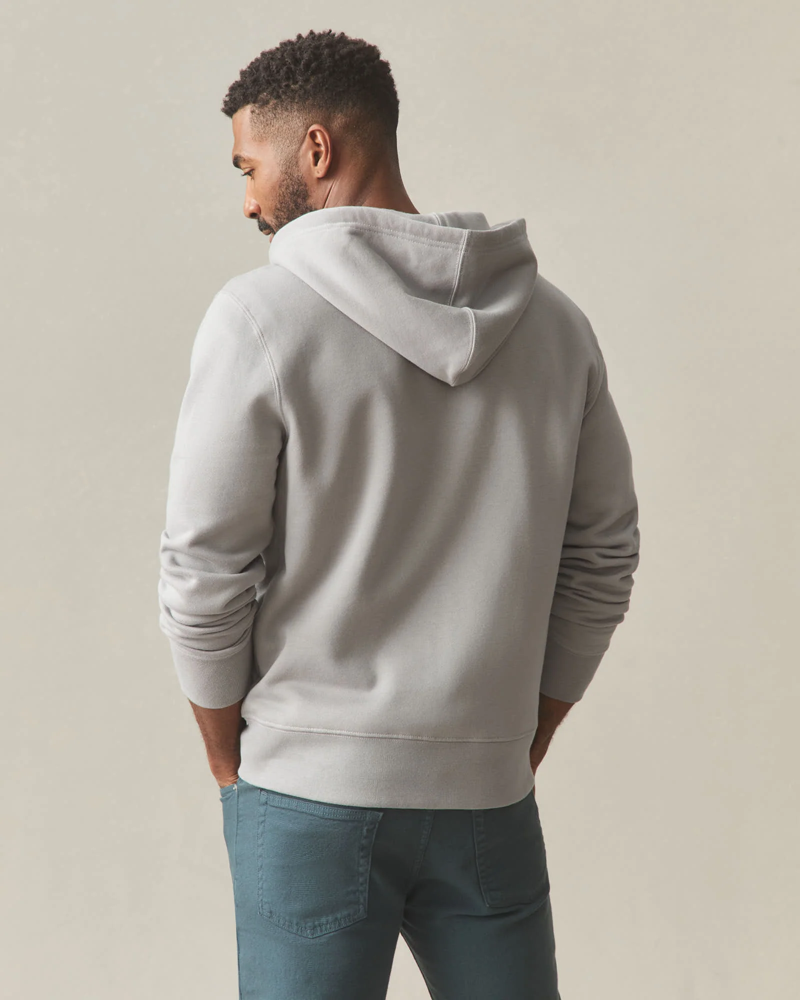 Men's Midweight Full Zip - Sharkskin - Image 4