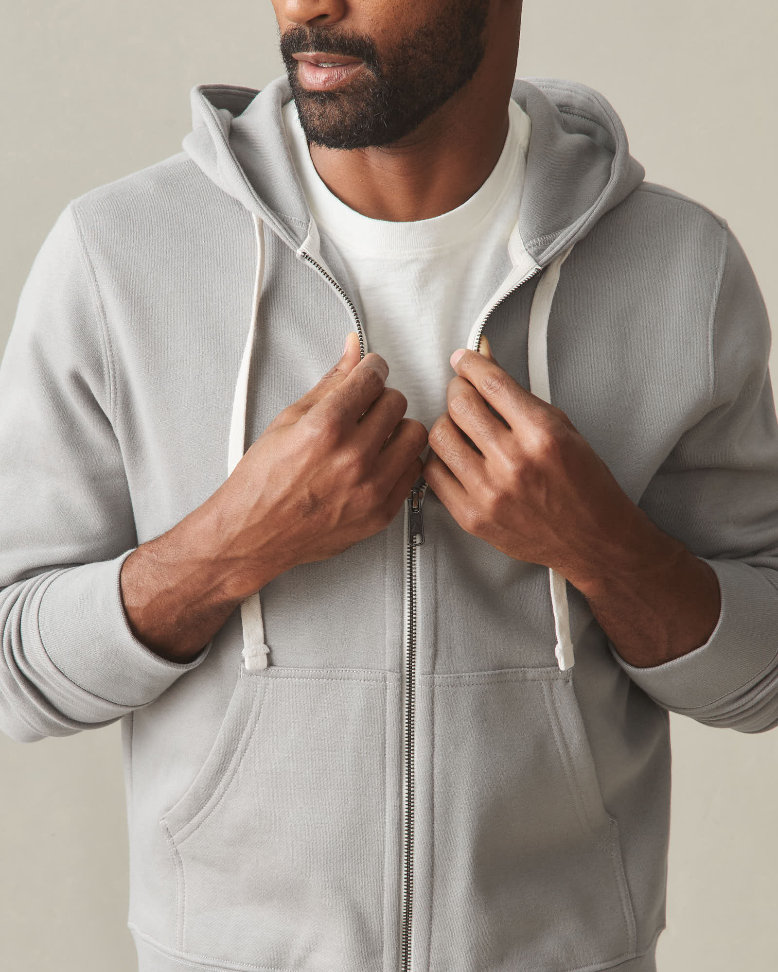 Men's Midweight Full Zip - Sharkskin - Image 5