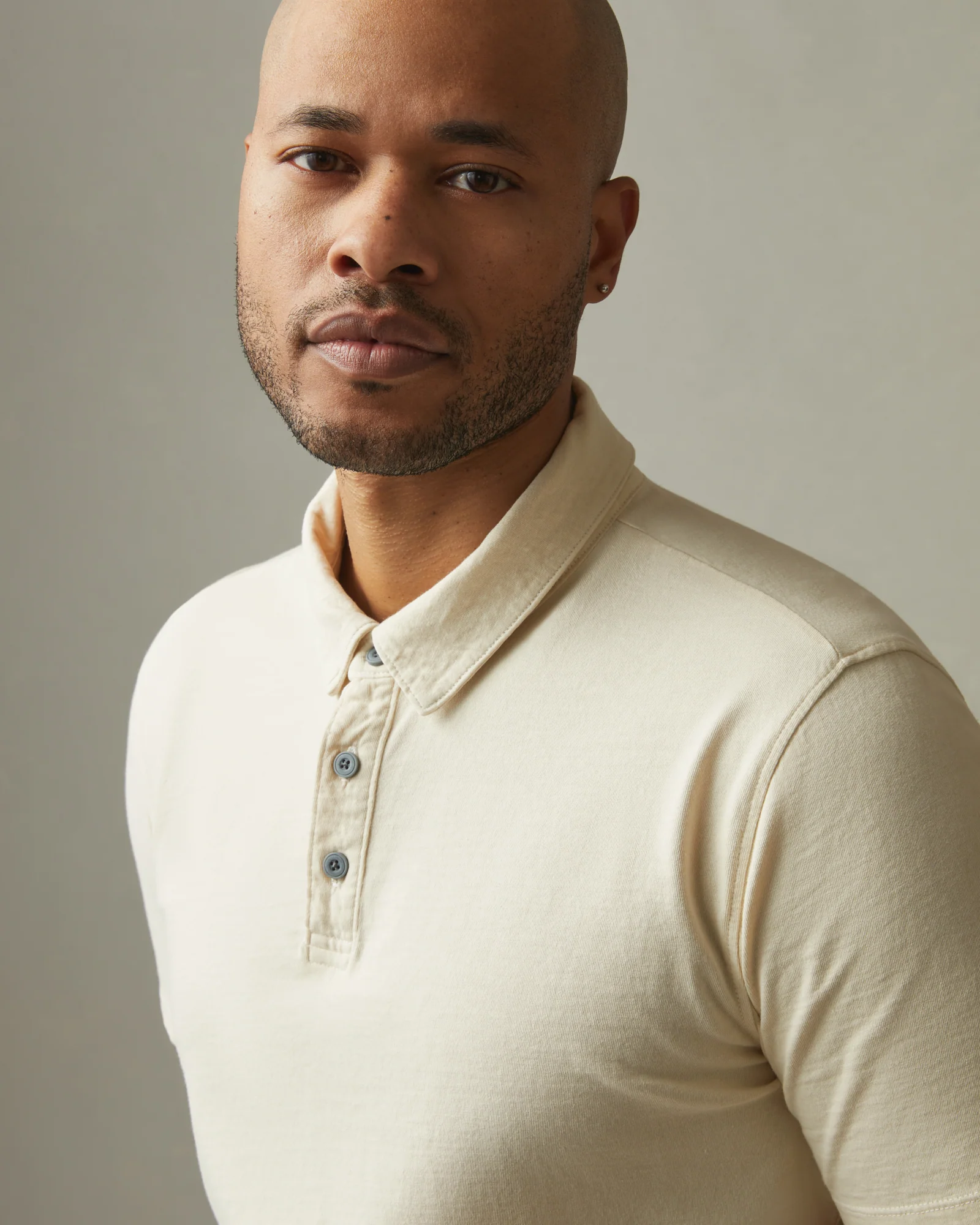 Men's Classic Cotton Polo - Turtledove - Image 4