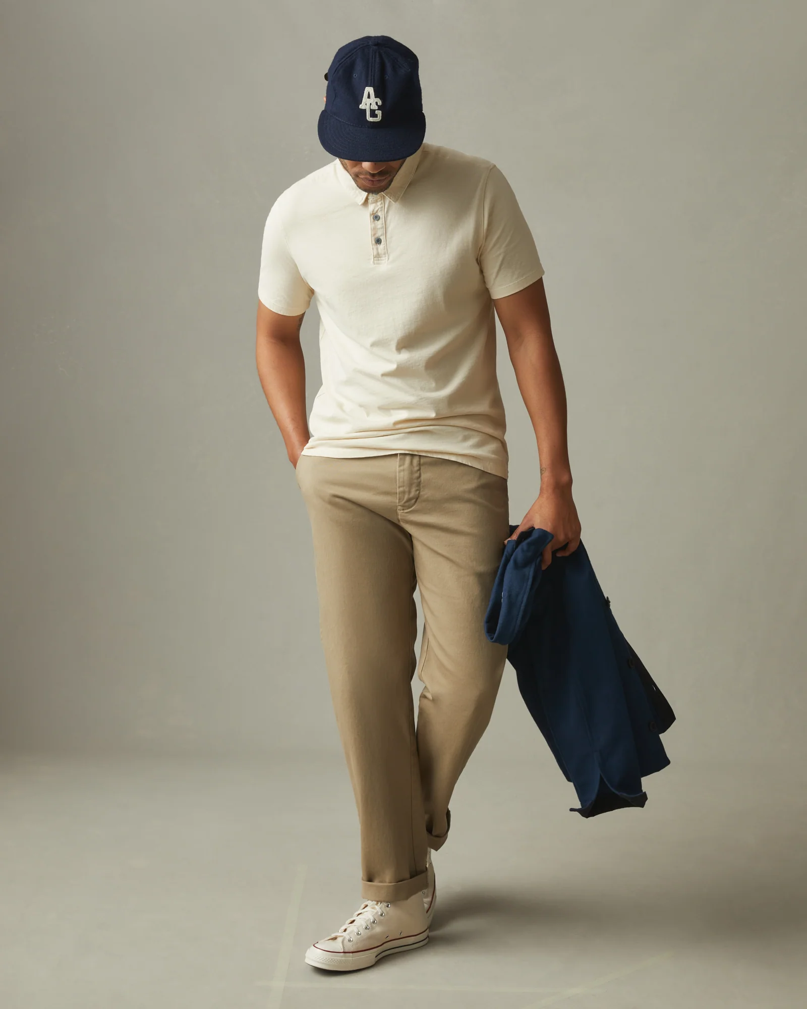 Men's Classic Cotton Polo - Turtledove - Image 5