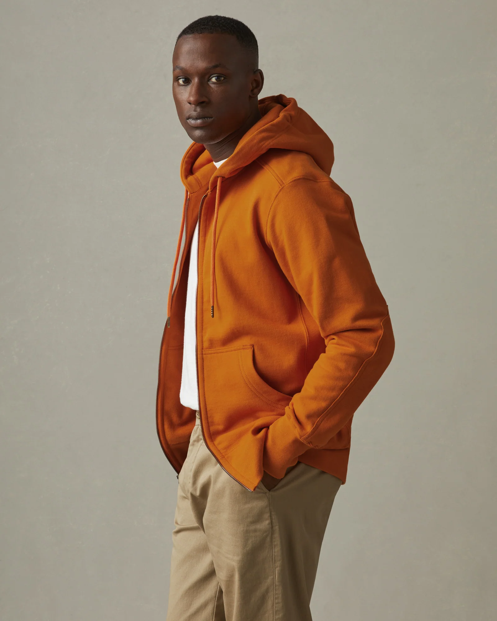 Men's Classic Full Zip - Amber - Image 2