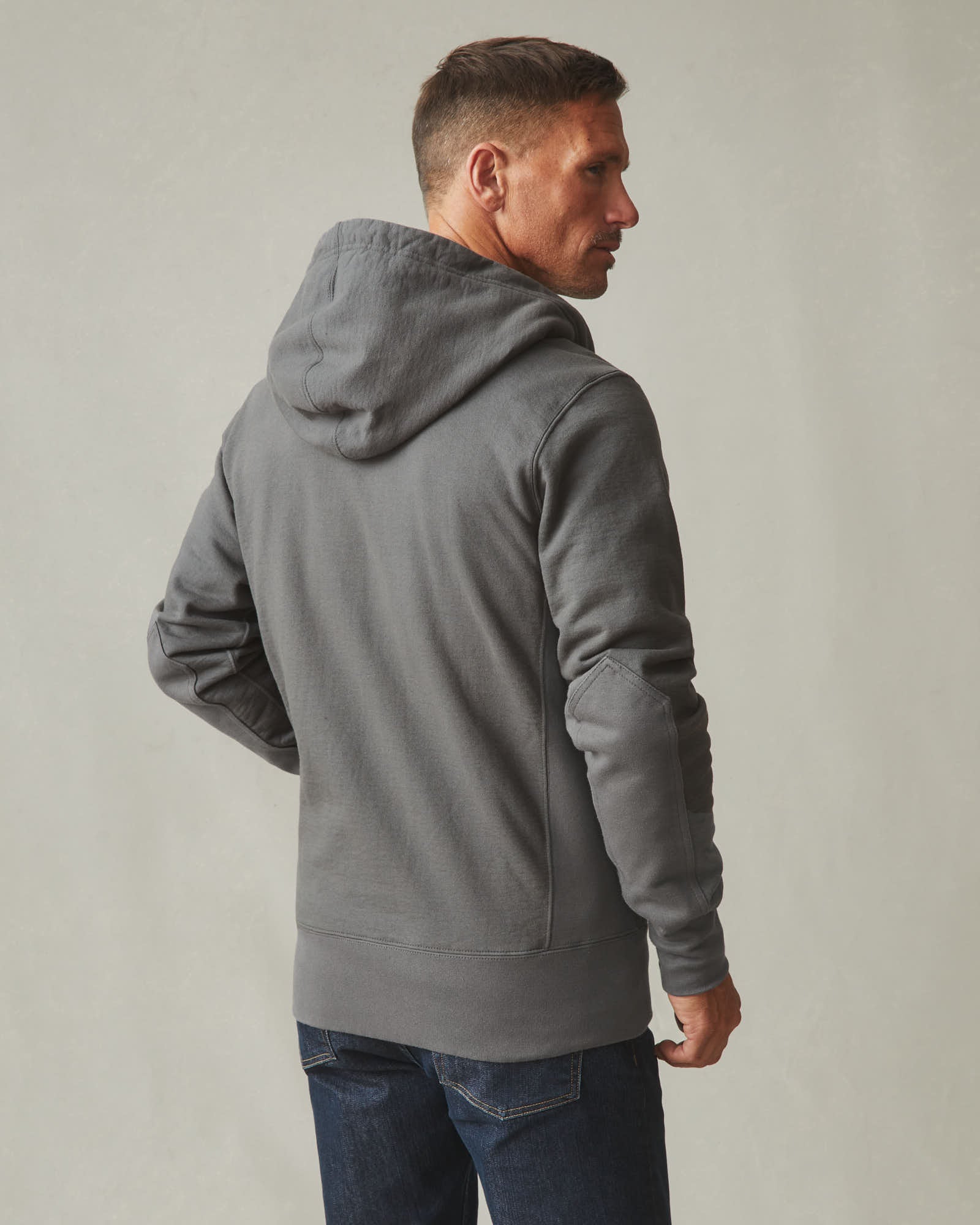 Men's Classic Full Zip - Dark Charcoal - Image 4