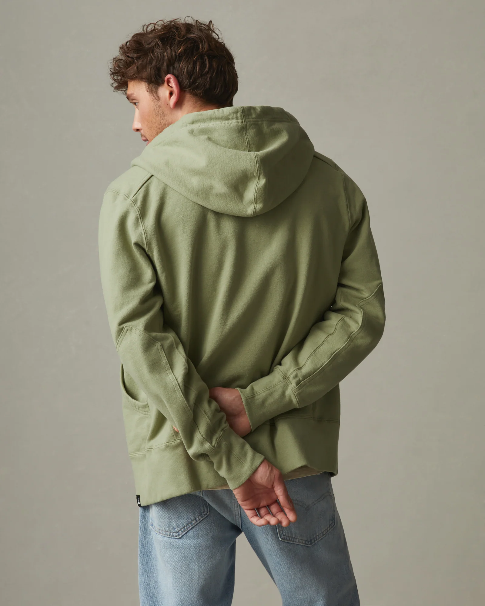 Men's Classic Full Zip - Pale Sage - Image 3