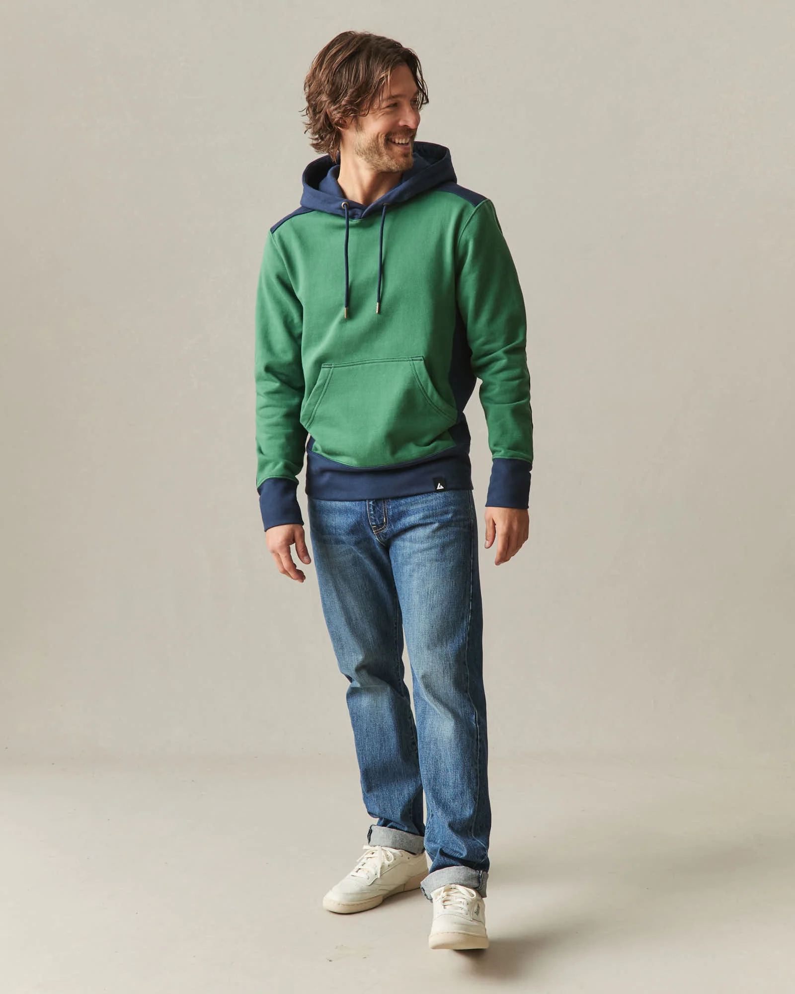 Men's Classic Pullover Vault - Hunter Green Oxford Blue - Image 7