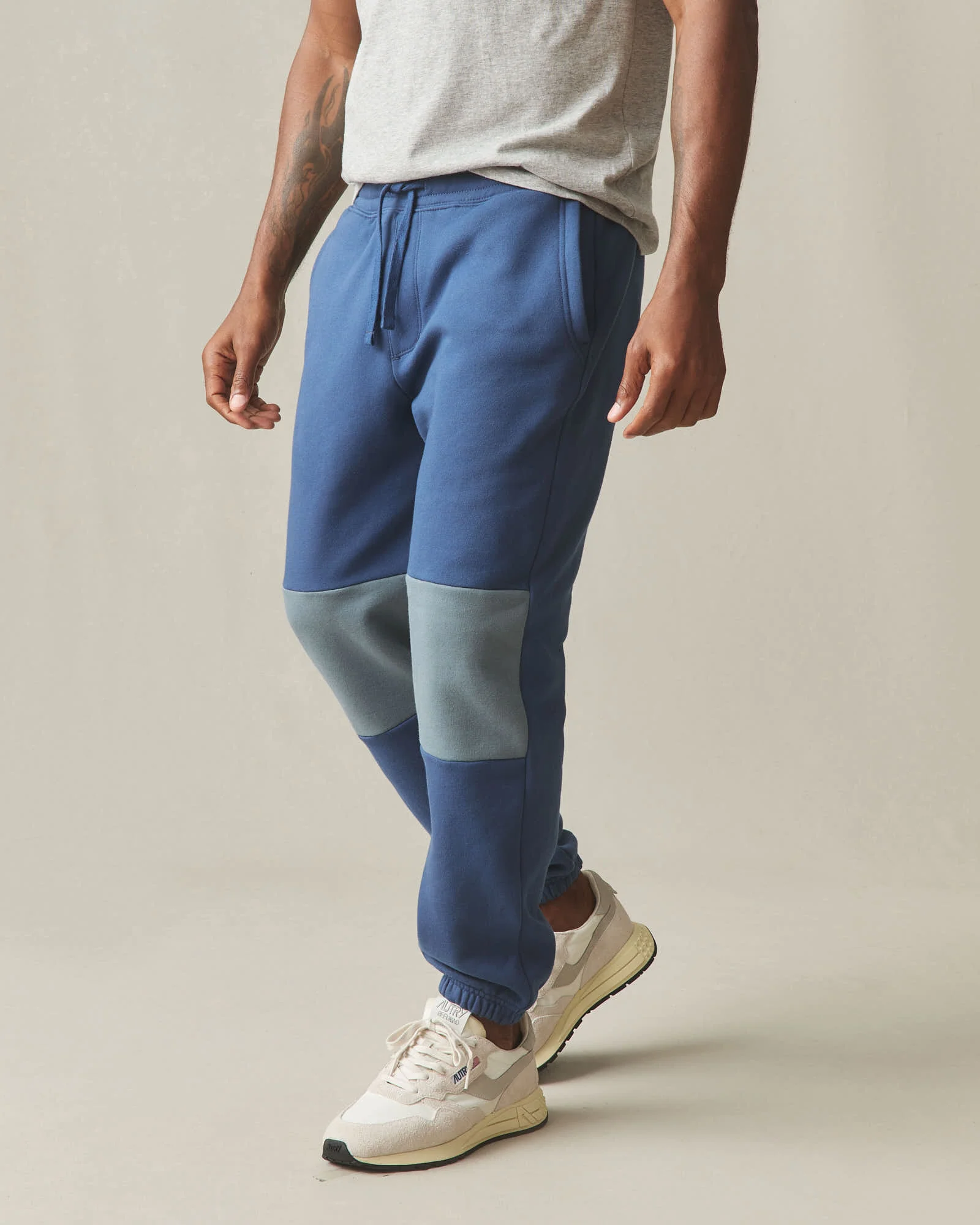 Men's Patch Classic Sweatpant - Marine Navy Stormy Weather - Image 3