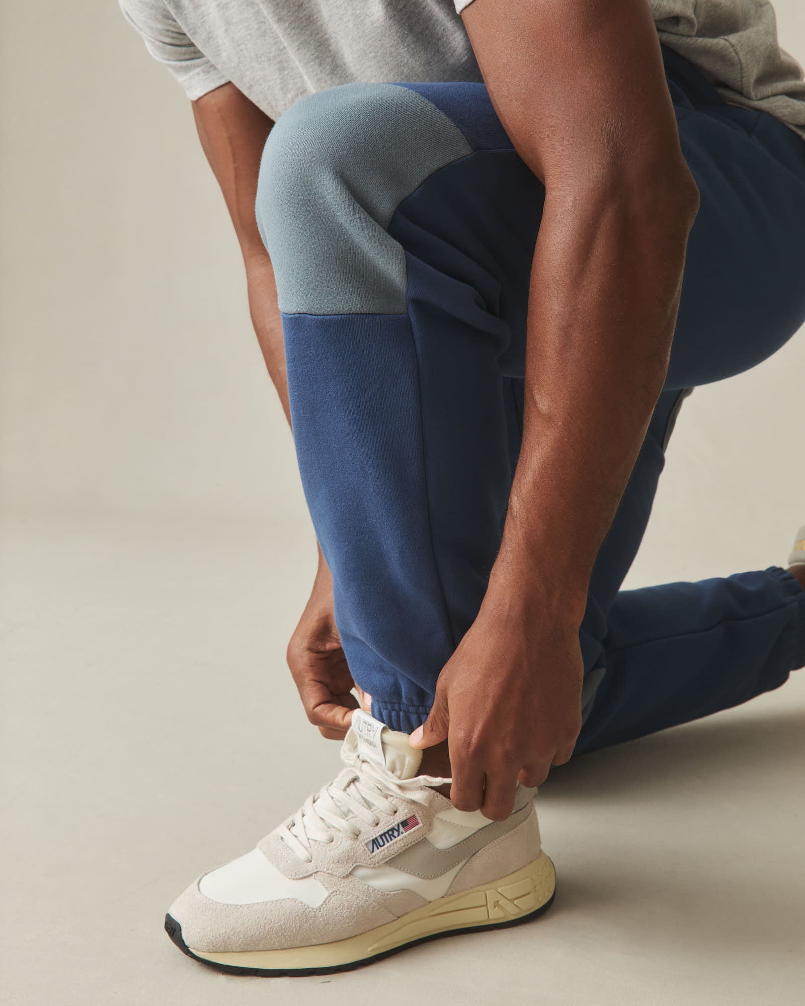 Men's Patch Classic Sweatpant - Marine Navy Stormy Weather - Image 5