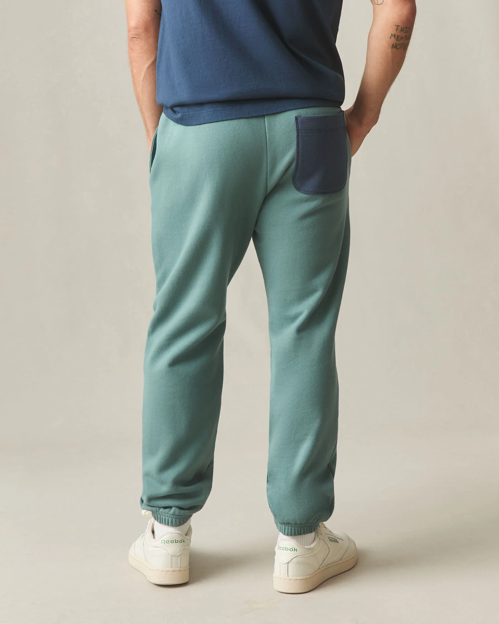 Men's Patch Classic Sweatpant - Silver Pine Spellbound - Image 4