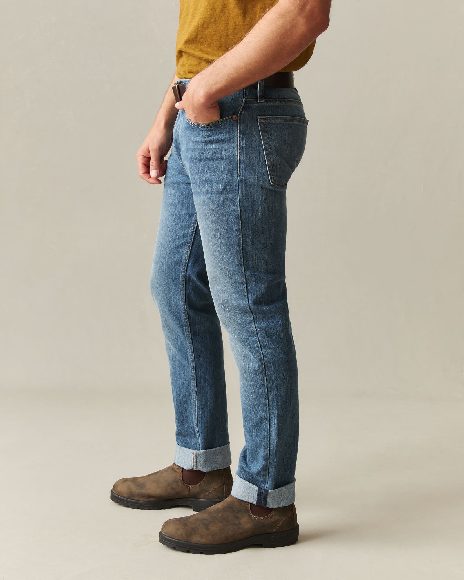 Men's Dakota Straight Pant - Medium Wash - Image 3