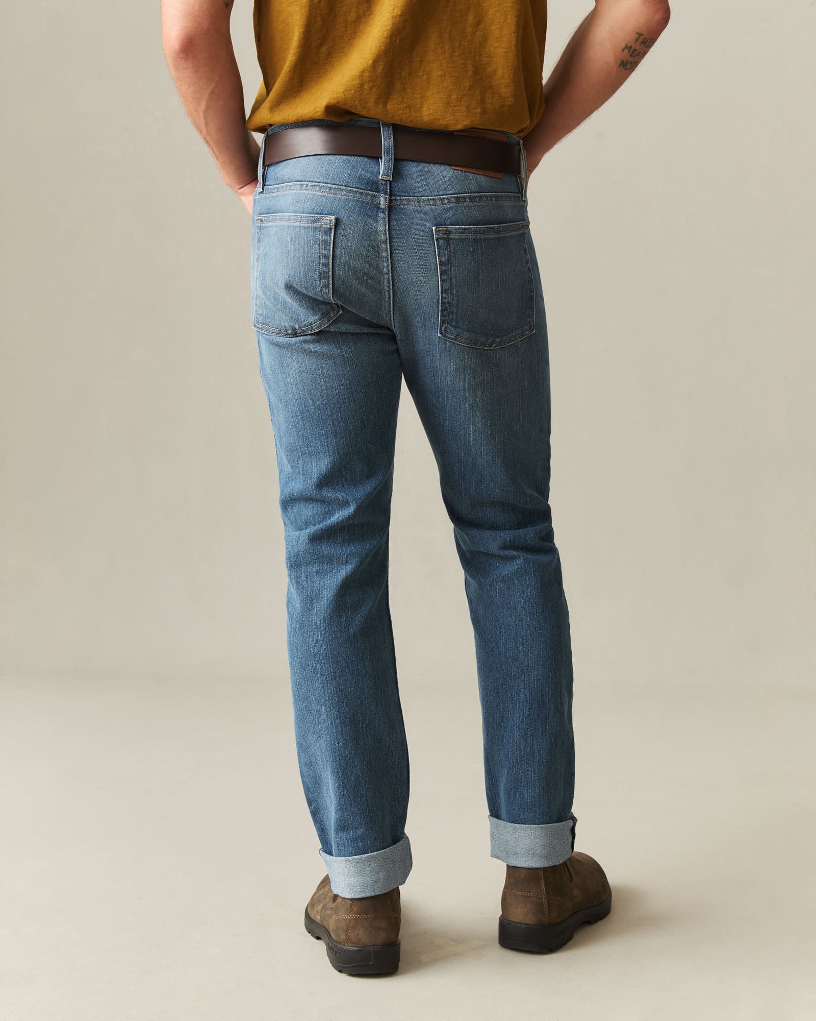 Men's Dakota Straight Pant - Medium Wash - Image 4