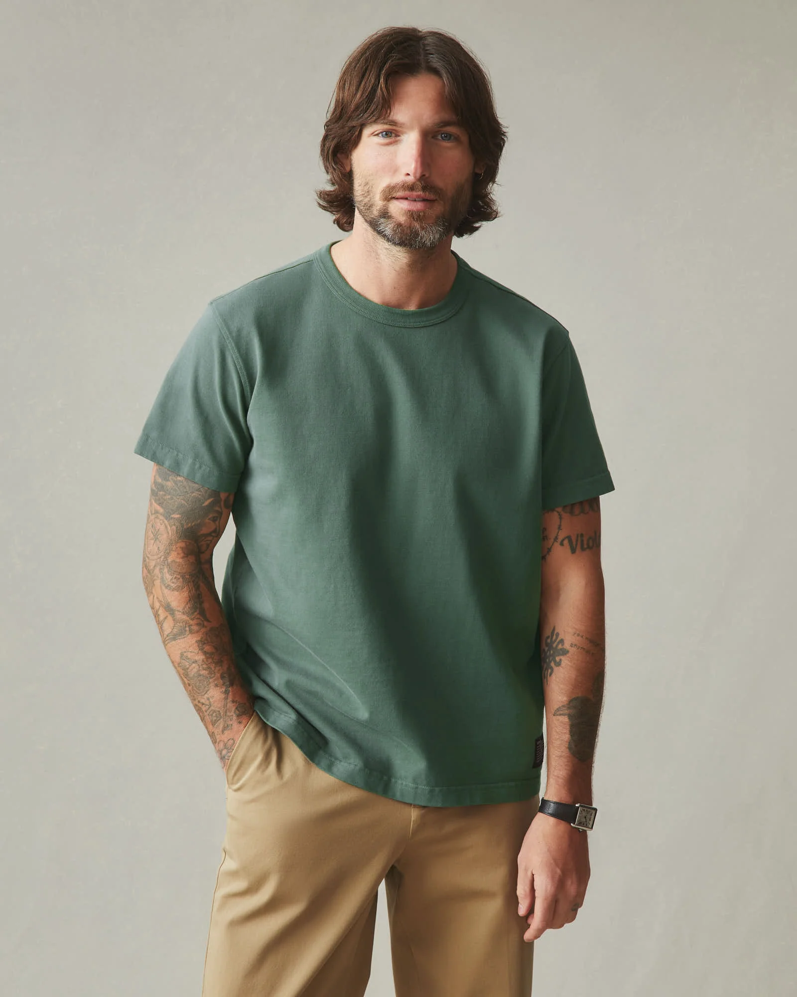 Men's Everest Tee - Dark Forest - Image 2