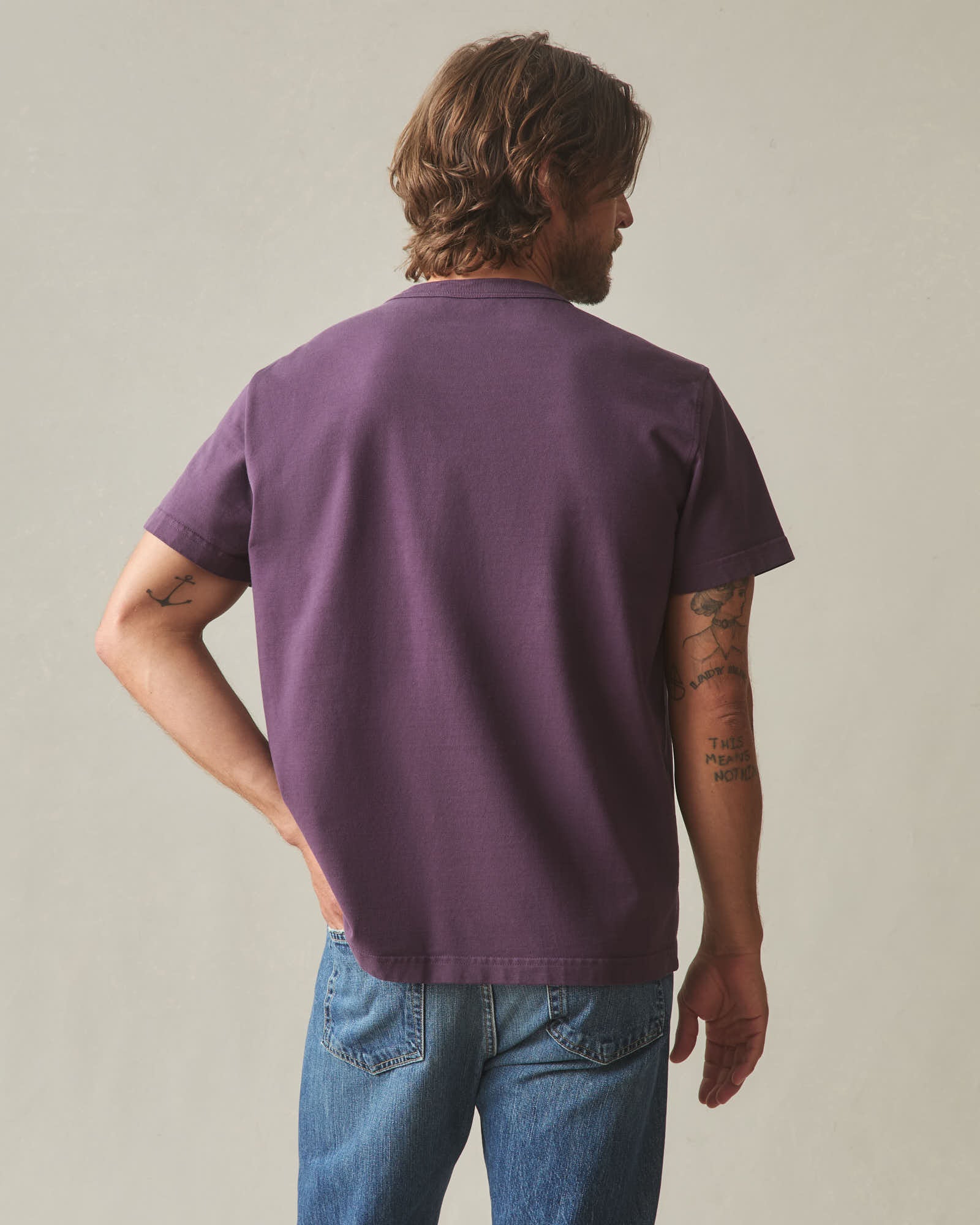 Men's Everest Tee - Grapeseed - Image 4