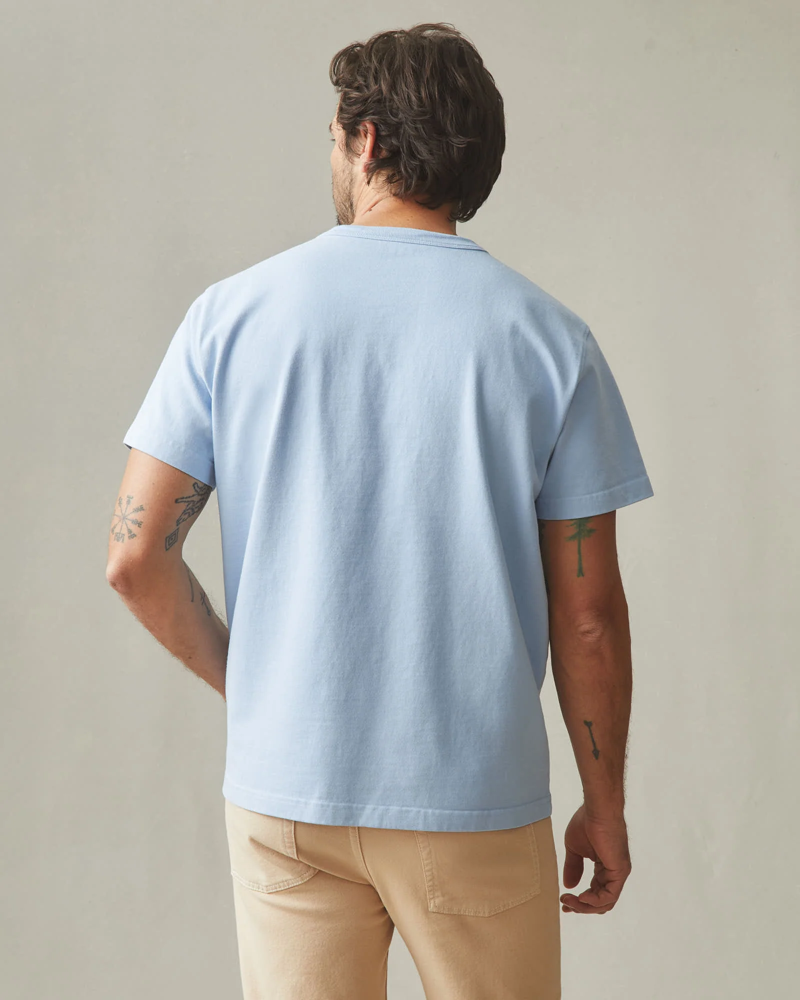 Men's Everest Tee - Powder Blue - Image 4