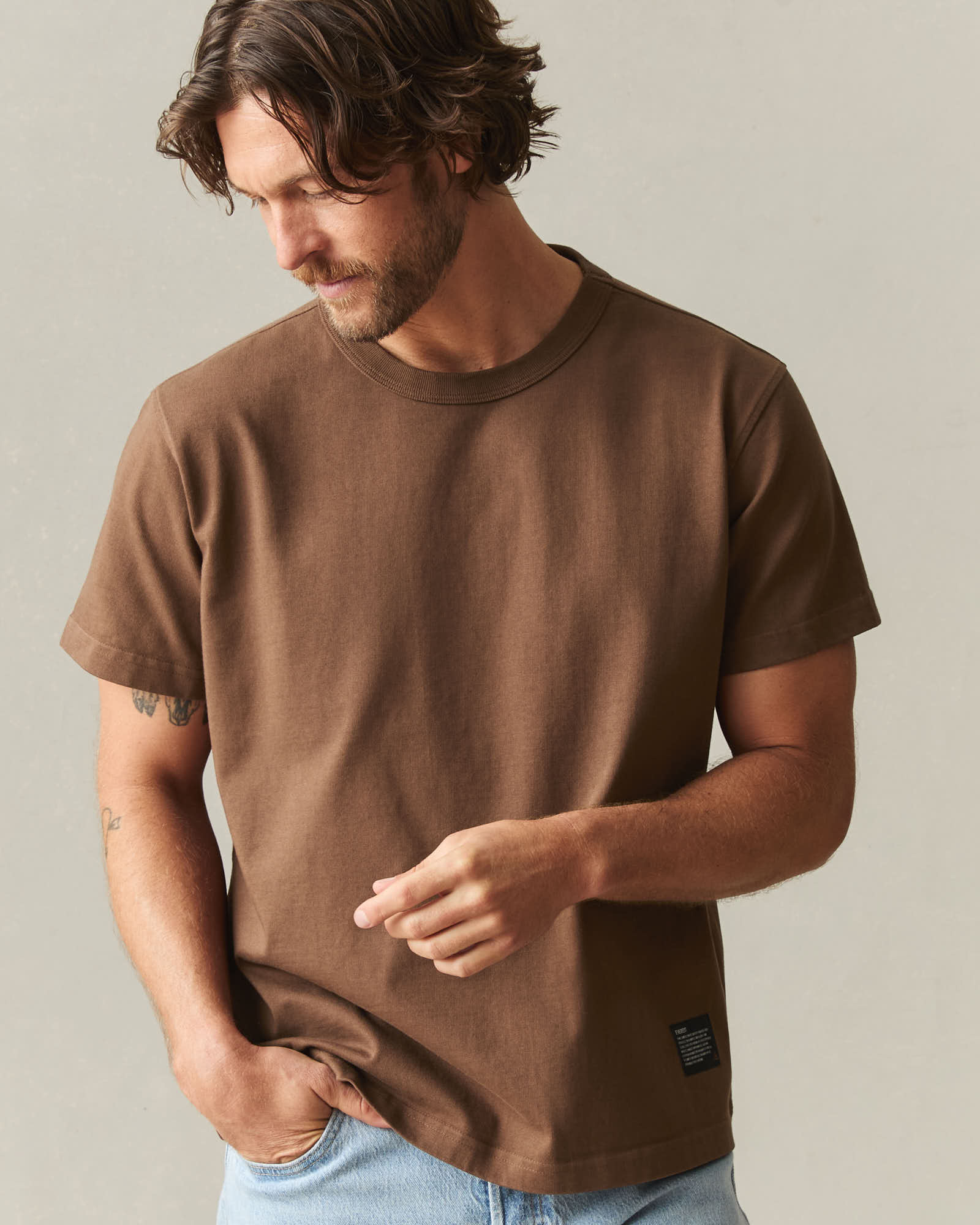 Men's Everest Tee - Tiramisu - Image 3