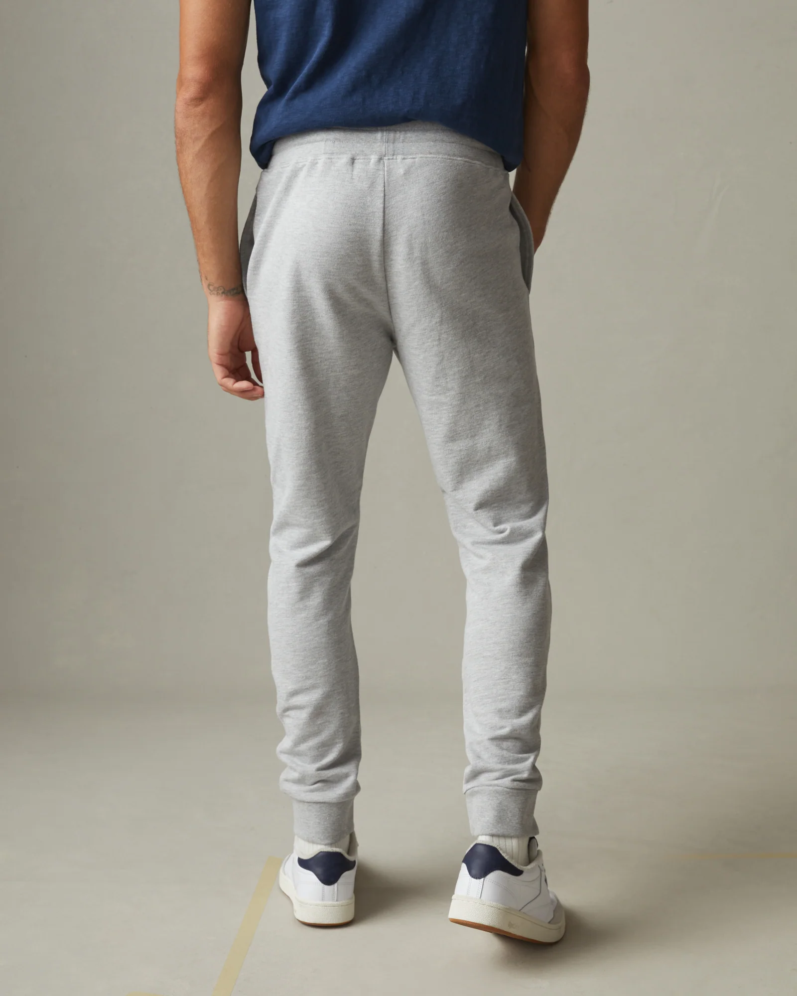 Men's French Terry Jogger - Ash Heather - Image 3