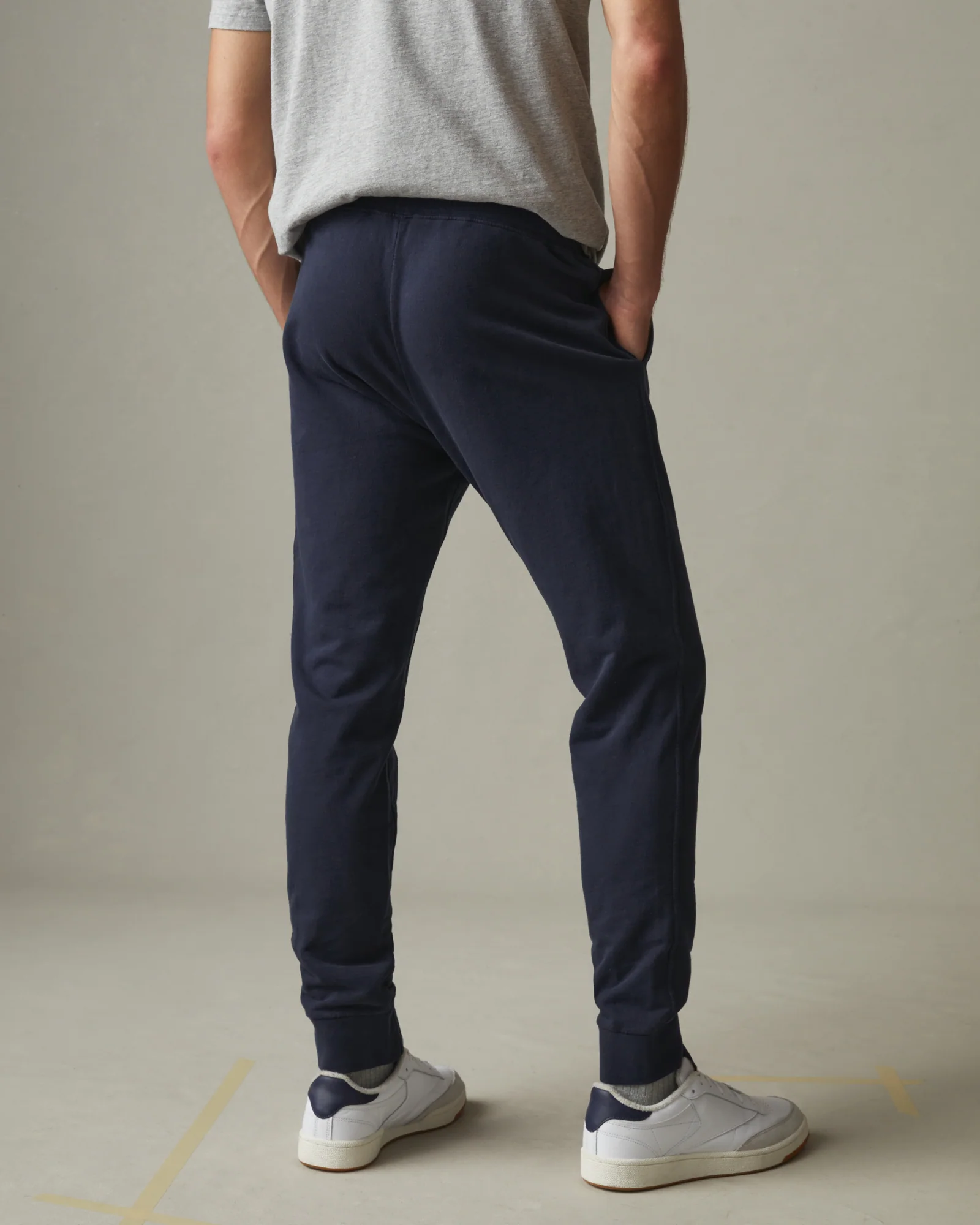 Men's French Terry Jogger - Oxford Blue - Image 3