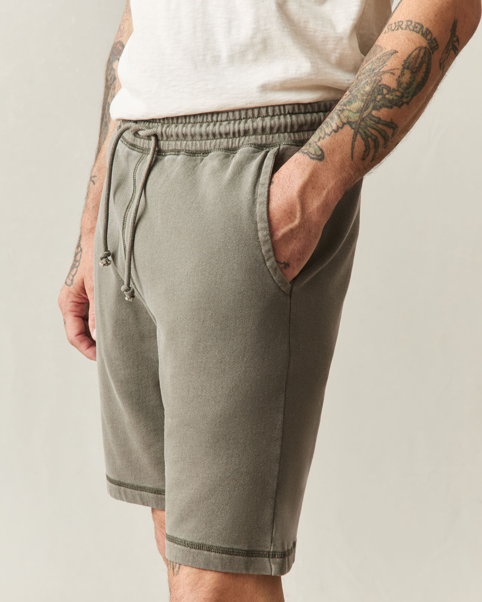 Men's Vintage Sweatshort - Vintage Sea Turtle - Image 2