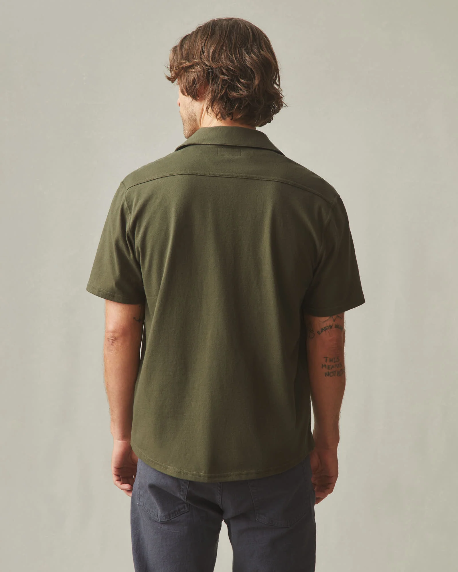 Men's Horizon Shirt - Deep Olive - Image 4