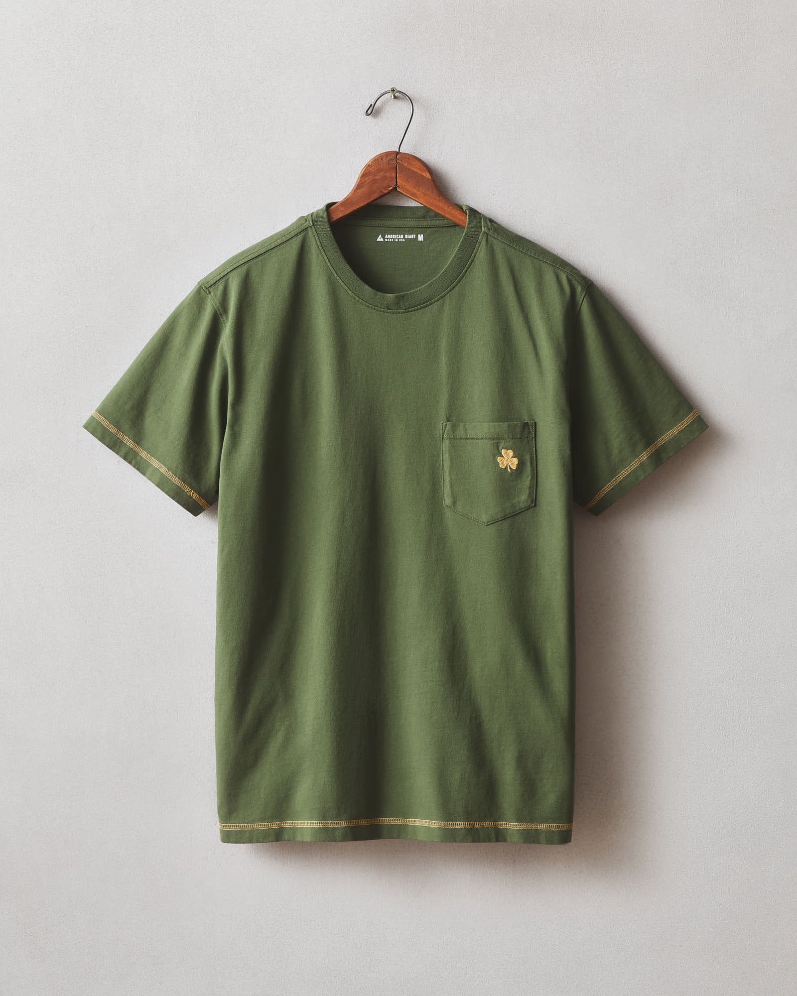 Men's Heavyweight Pocket Tee St. Patrick's Day - Chive - Image 4
