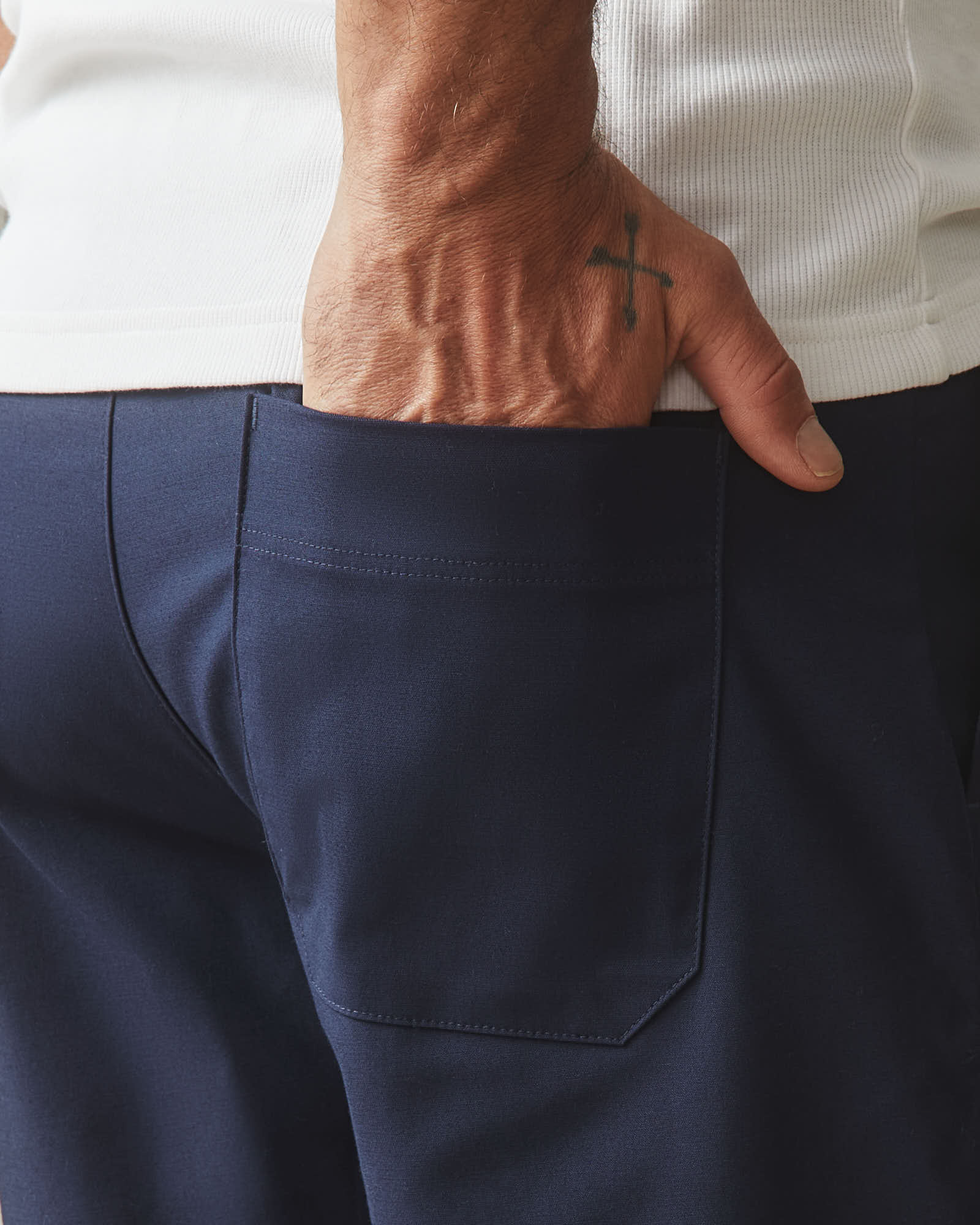 Men’s Lightweight Beach Short - Navy - Image 4