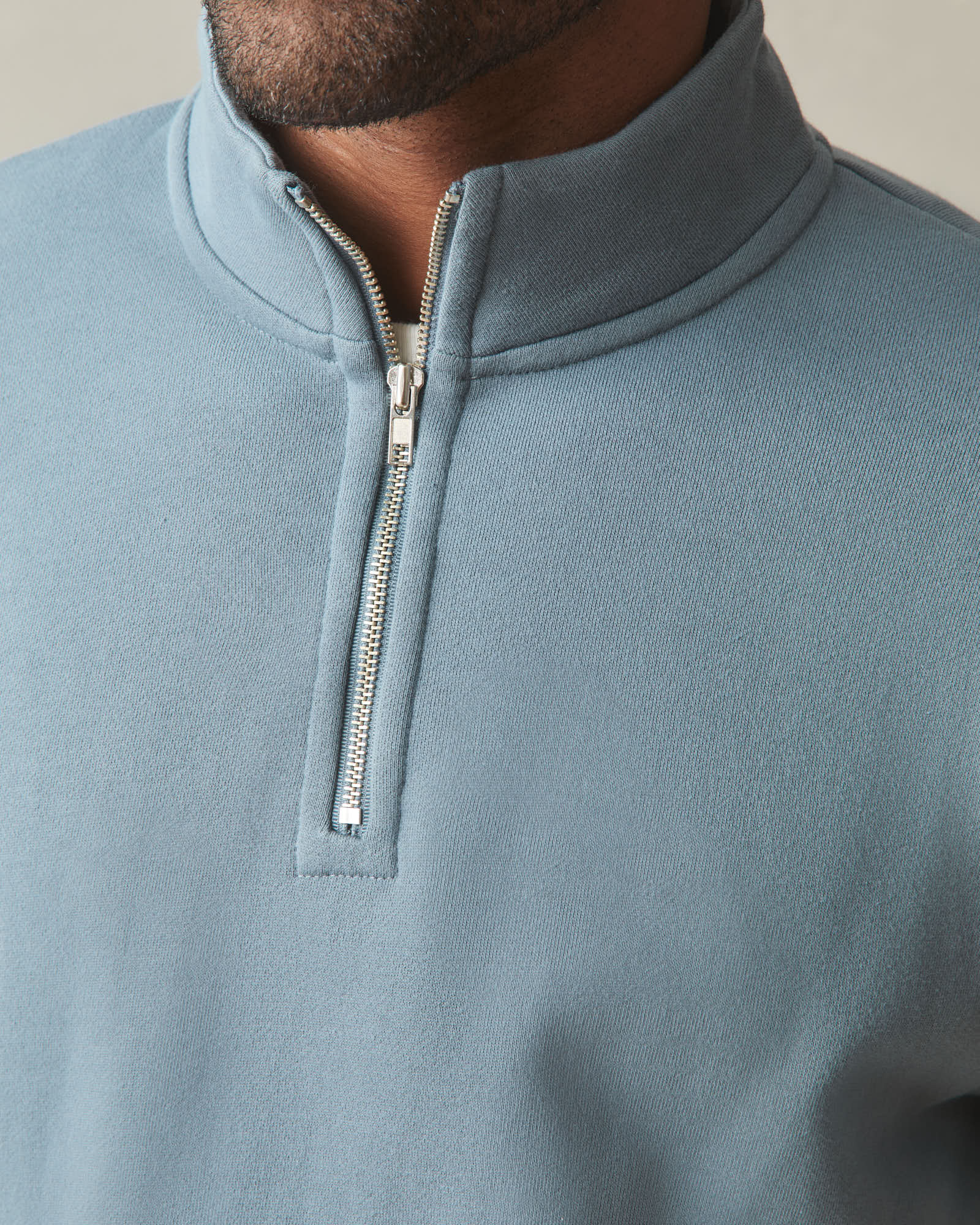 Men's Midweight Half Zip - Stormy Weather - Image 5