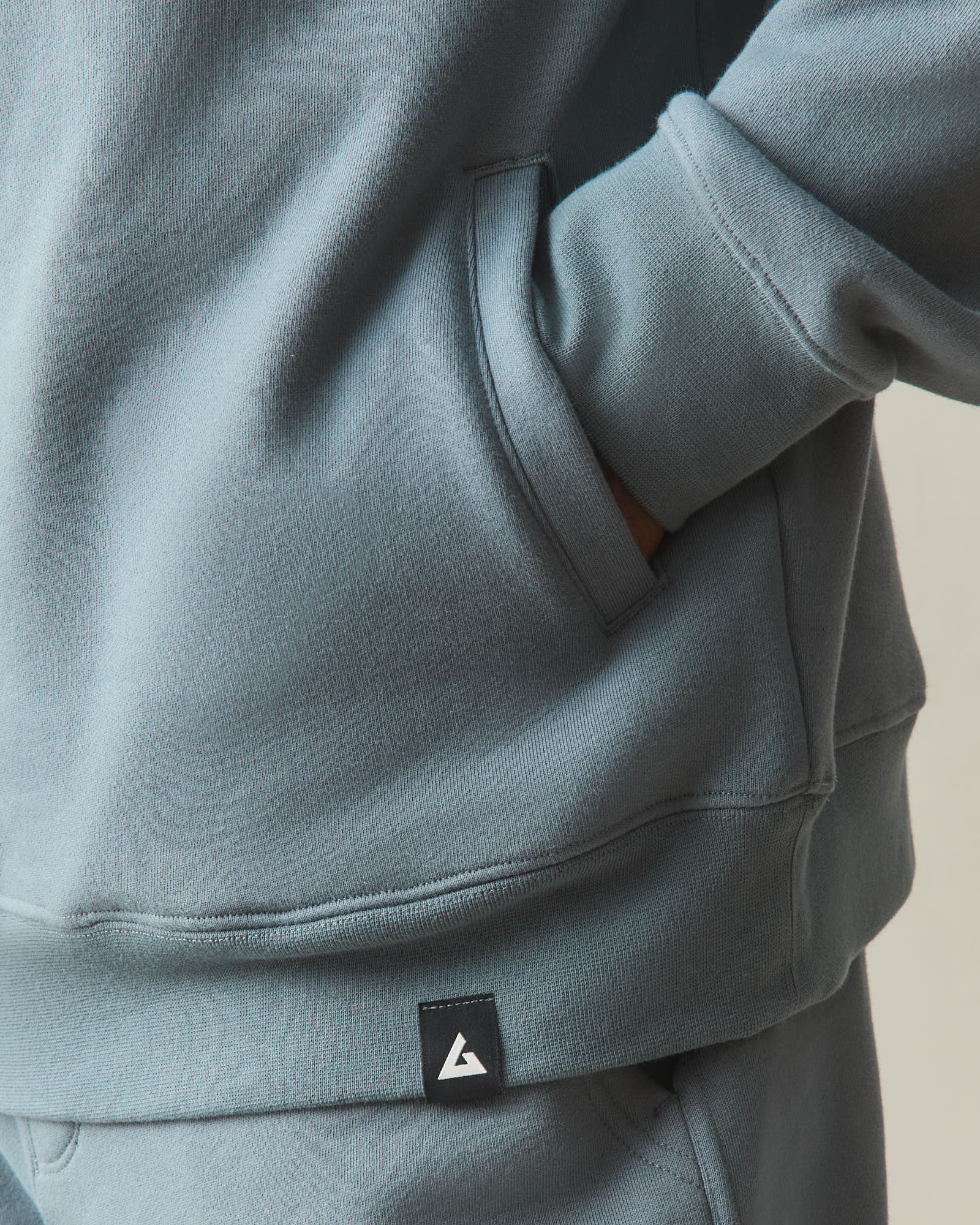Men's Midweight Half Zip - Stormy Weather - Image 6