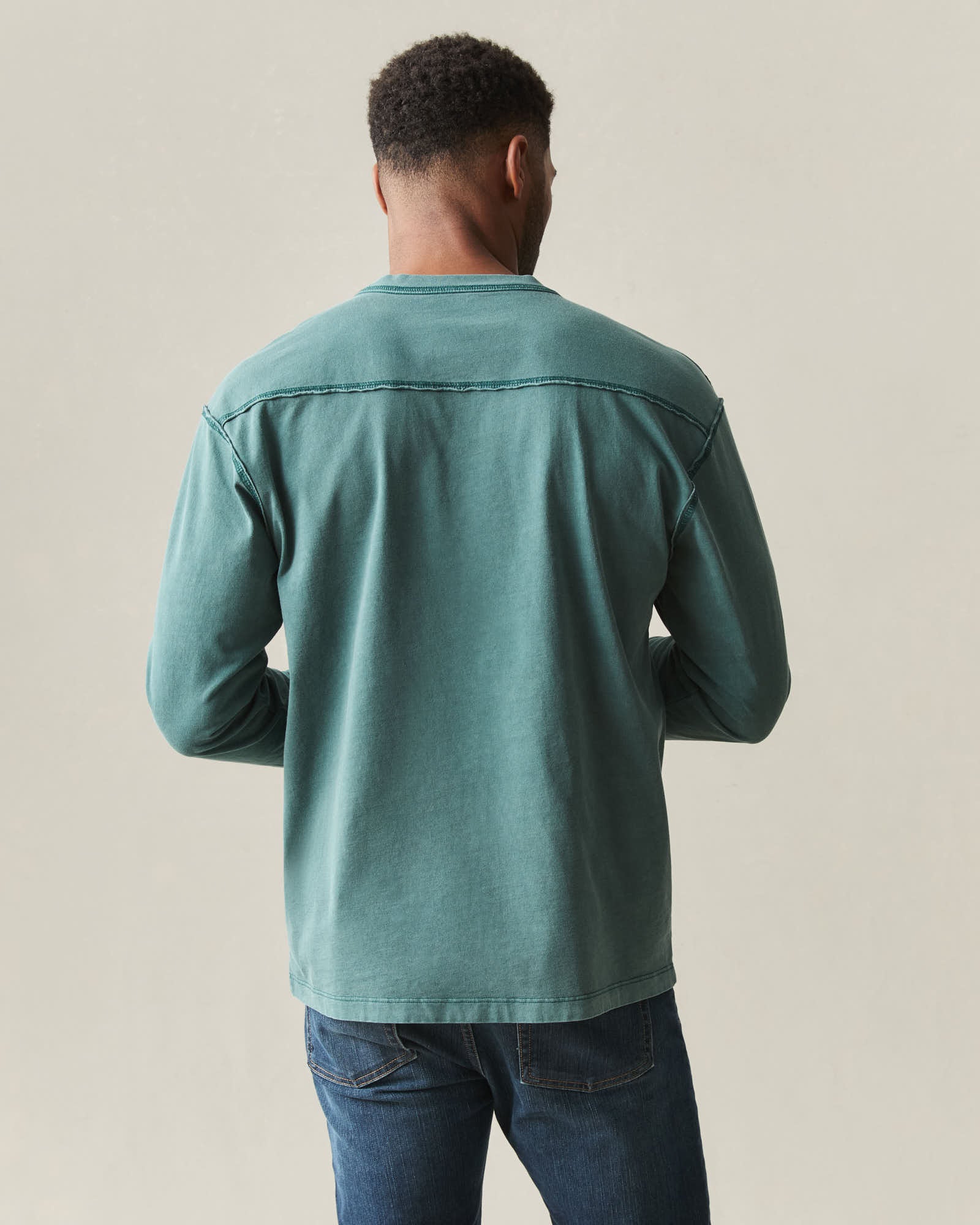Men's Midweight Long Sleeve Tee - Jasper - Image 3
